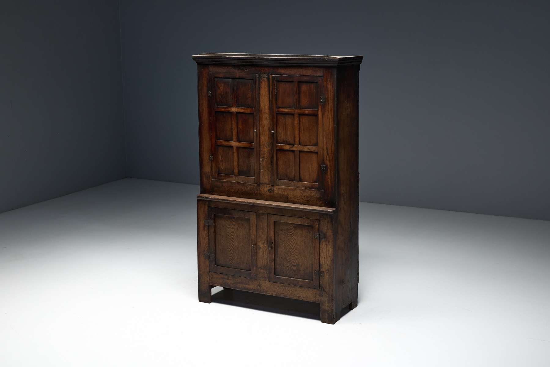  Antique Rustic Cabinet, France - 19th Century 