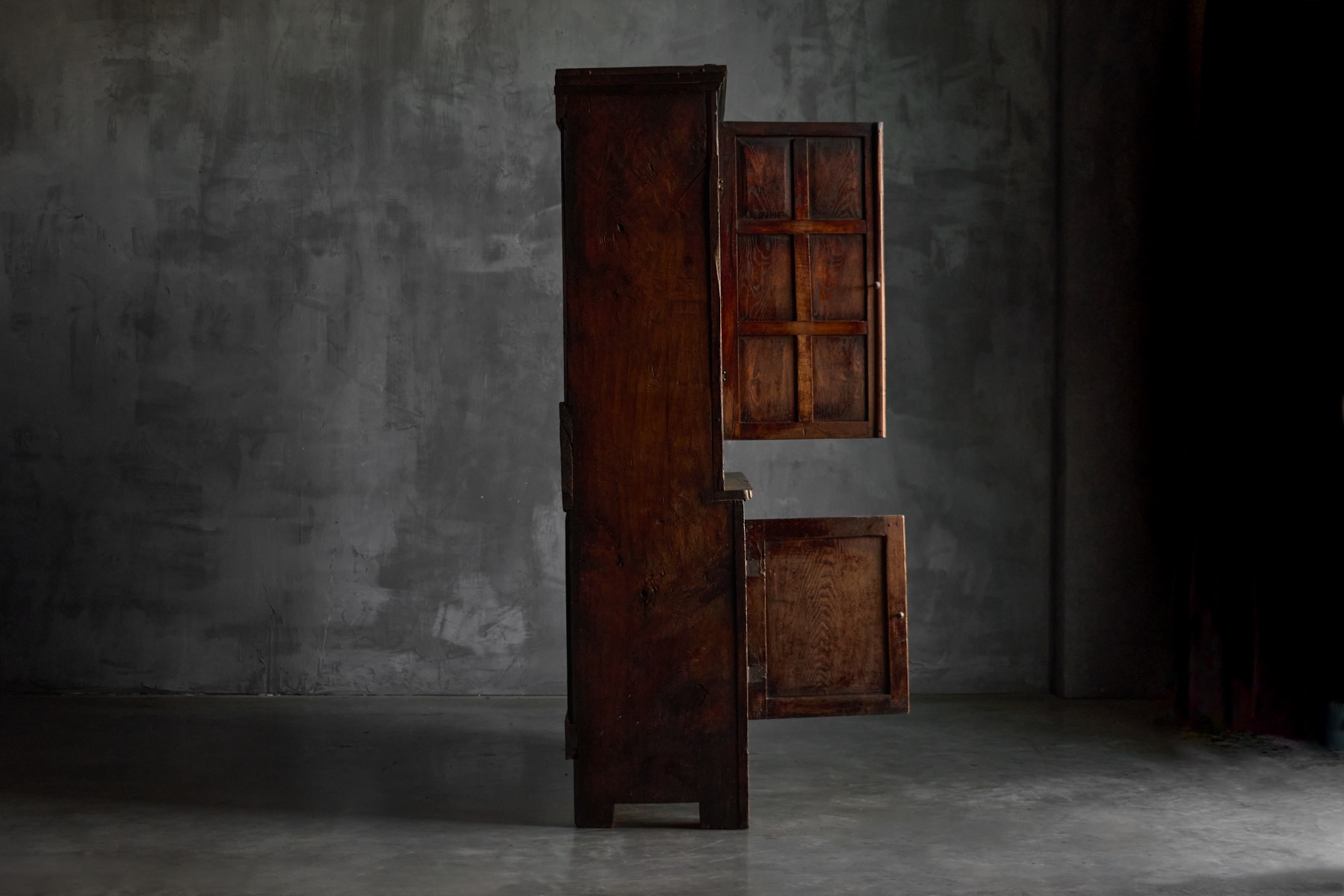  Antique Rustic Cabinet, France - 19th Century 