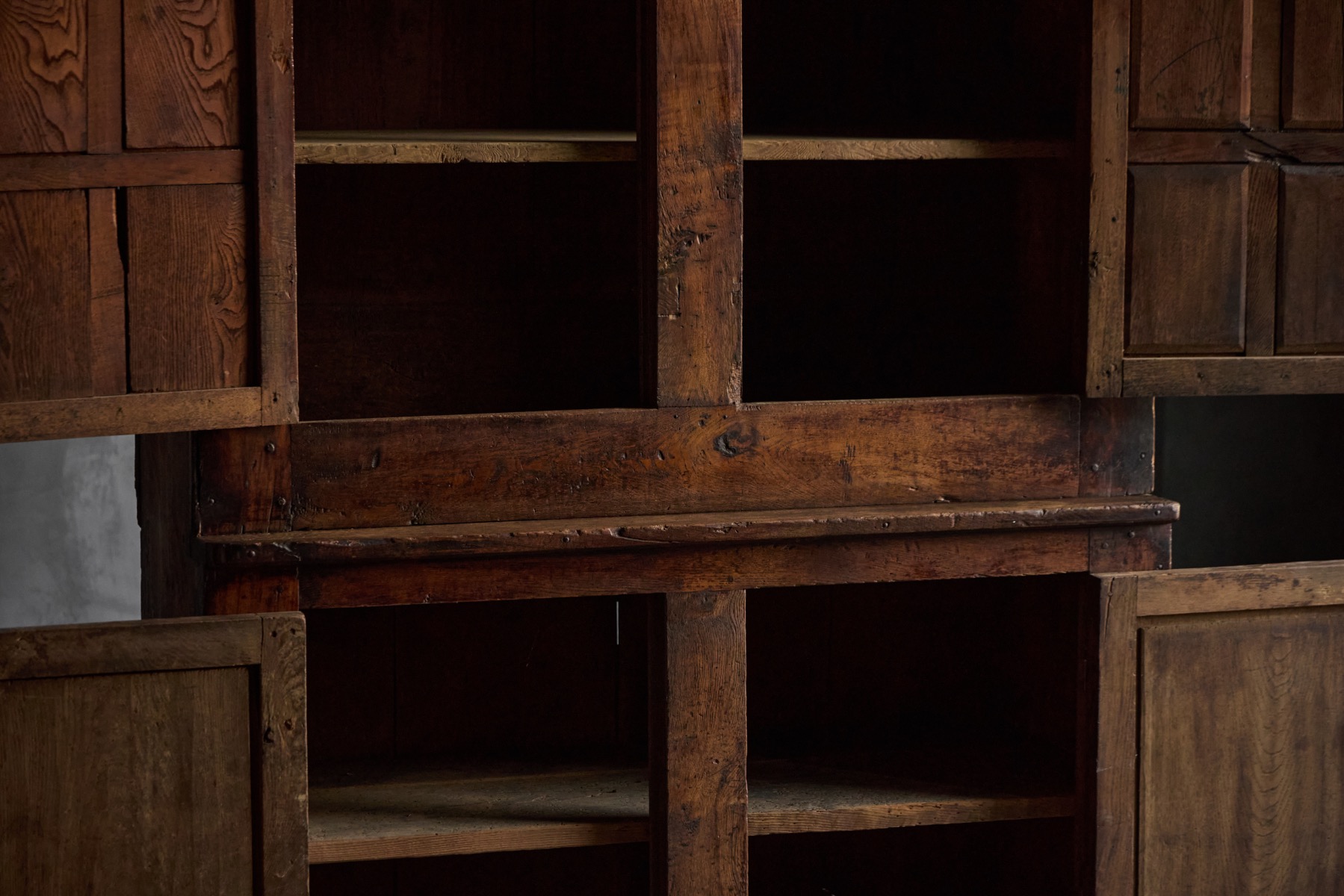  Antique Rustic Cabinet, France - 19th Century 