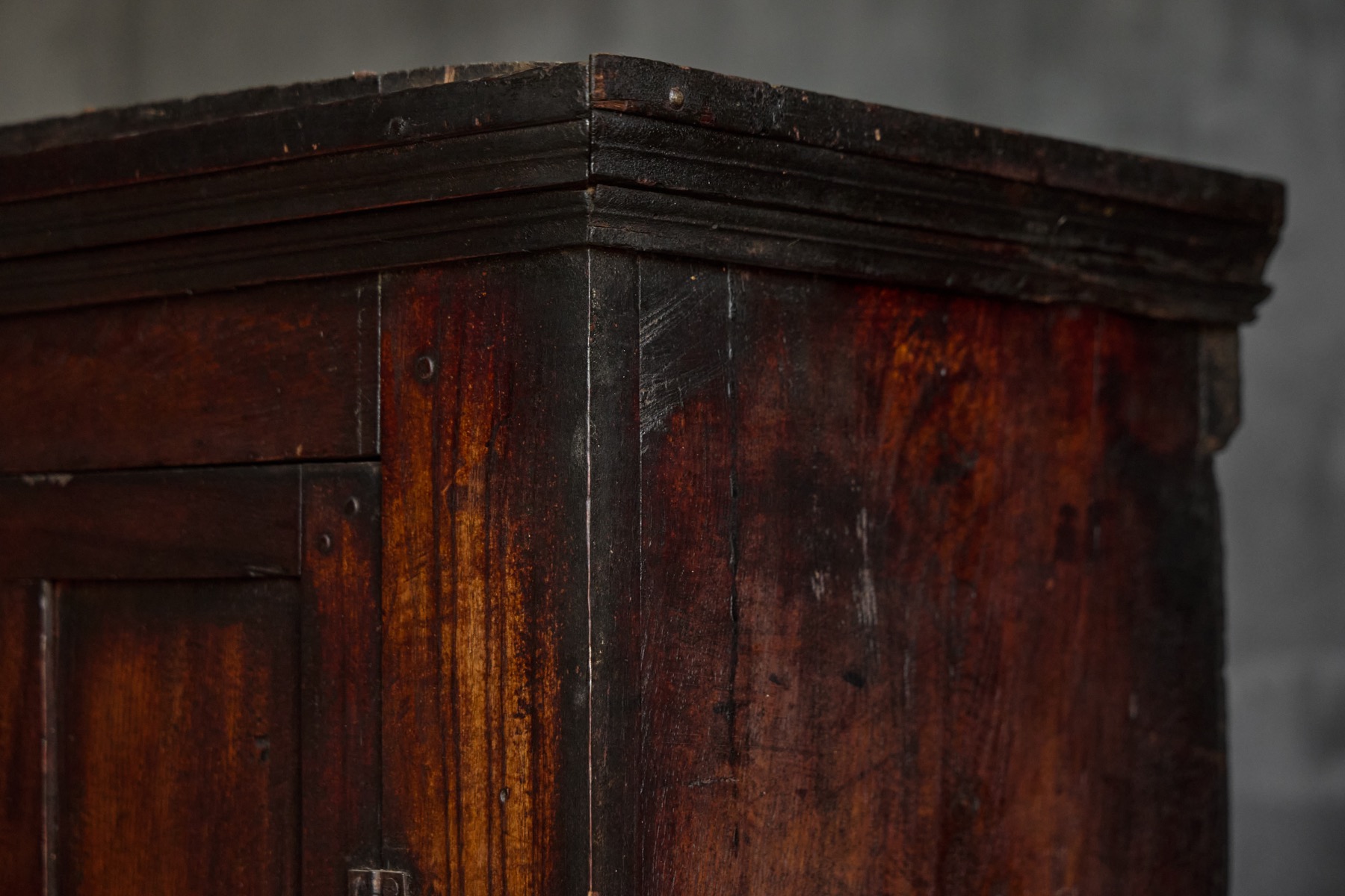  Antique Rustic Cabinet, France - 19th Century 