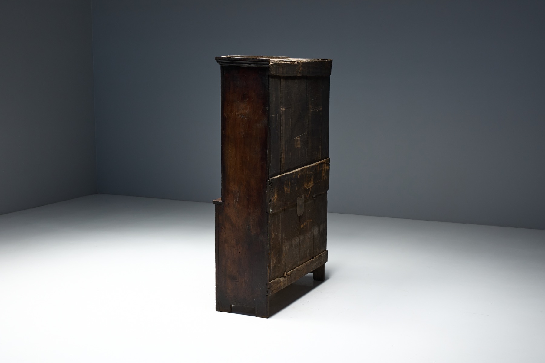 Antique Rustic Cabinet, France - 19th Century 