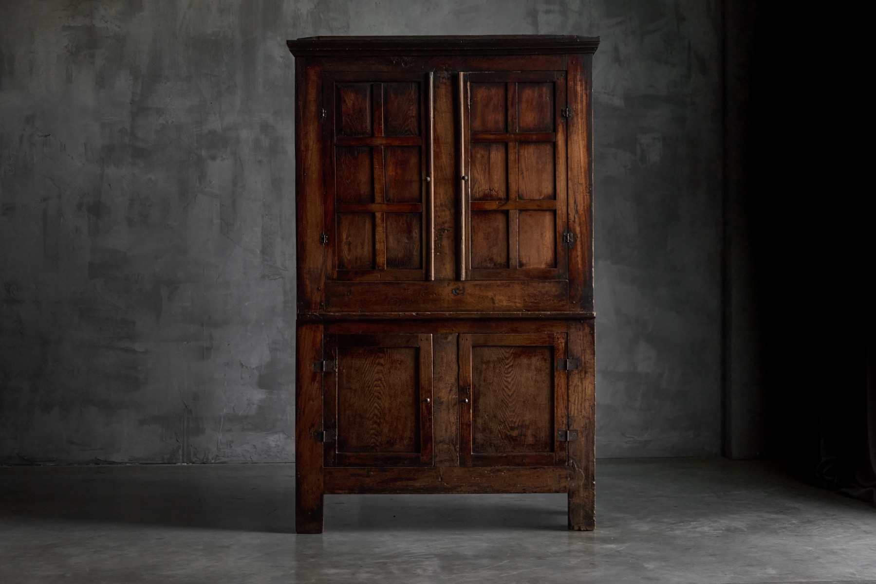  Antique Rustic Cabinet, France - 19th Century 