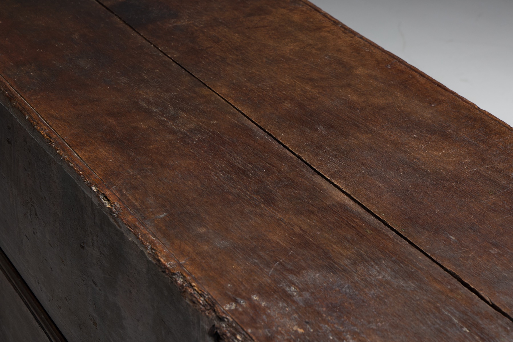 Antique Rustic Oak Coffer, England - Early 18th Century