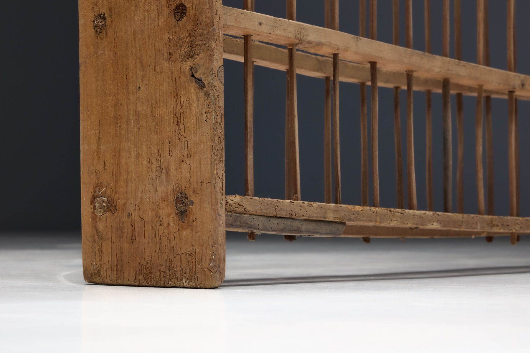 Antique Wooden Drying Rack, France - 19th Century