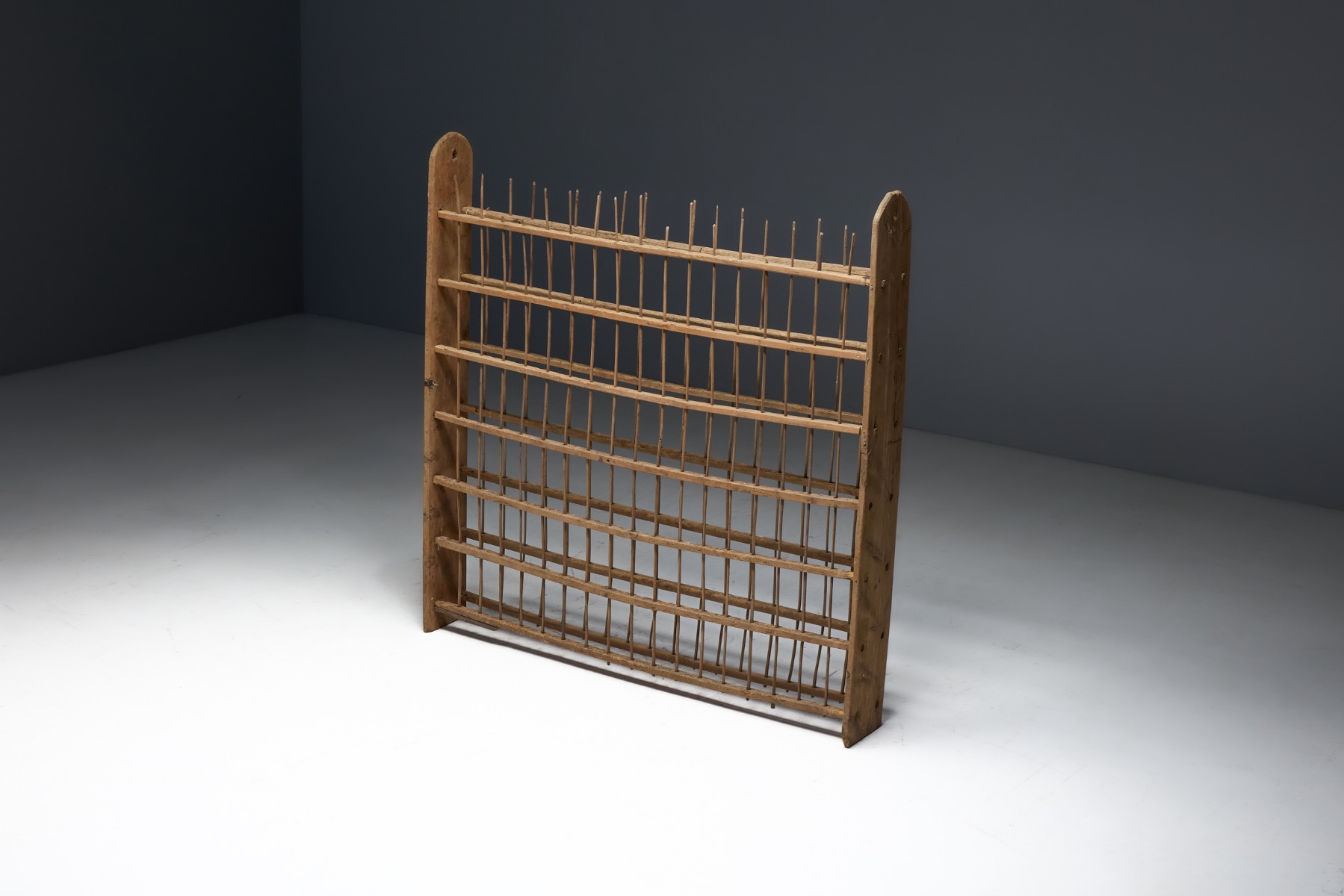 Antique Wooden Drying Rack, France - 19th Century