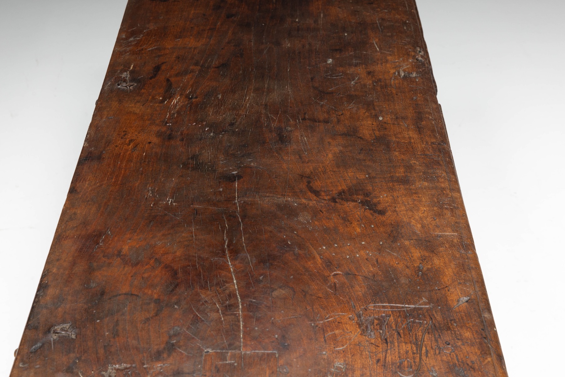 Antique Wooden Storage Chest, France - Late 18th Century