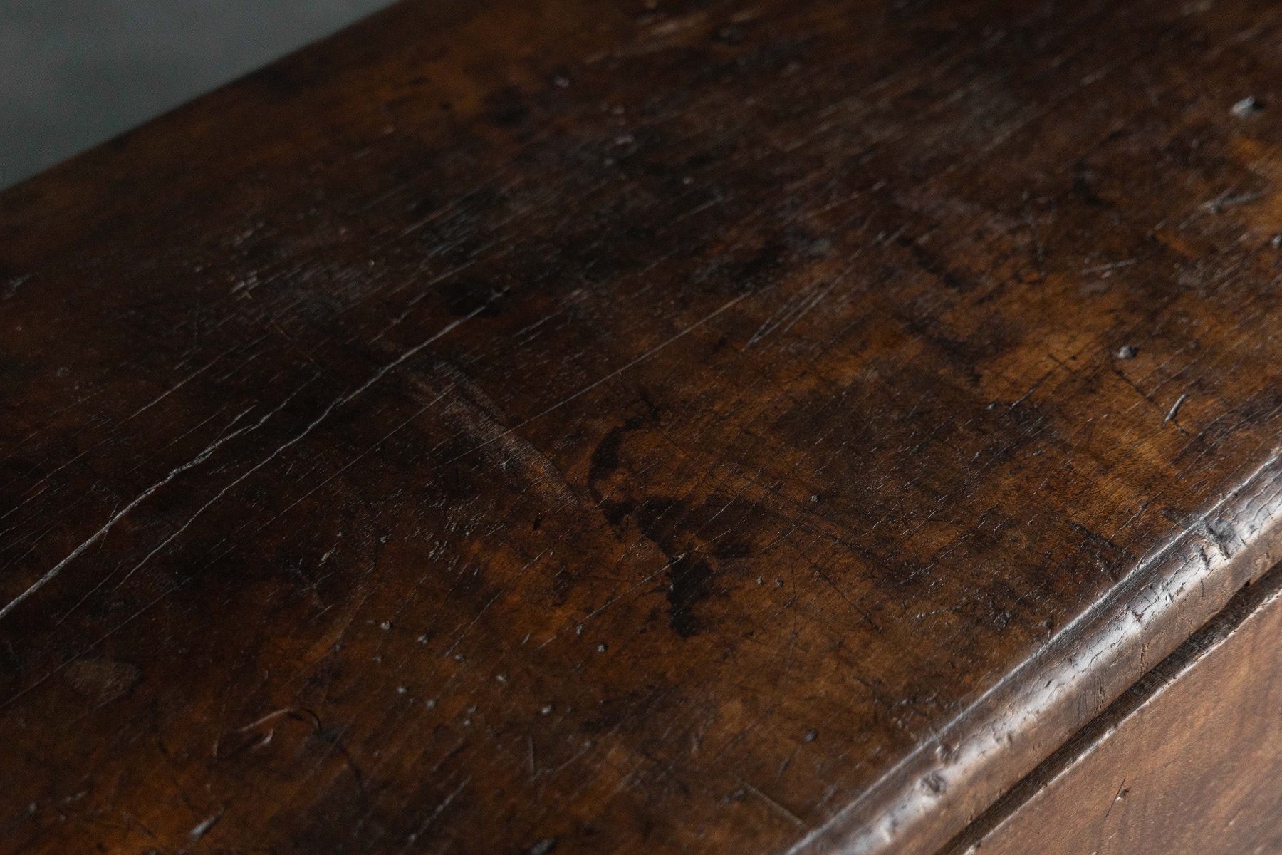 Antique Wooden Storage Chest, France - Late 18th Century