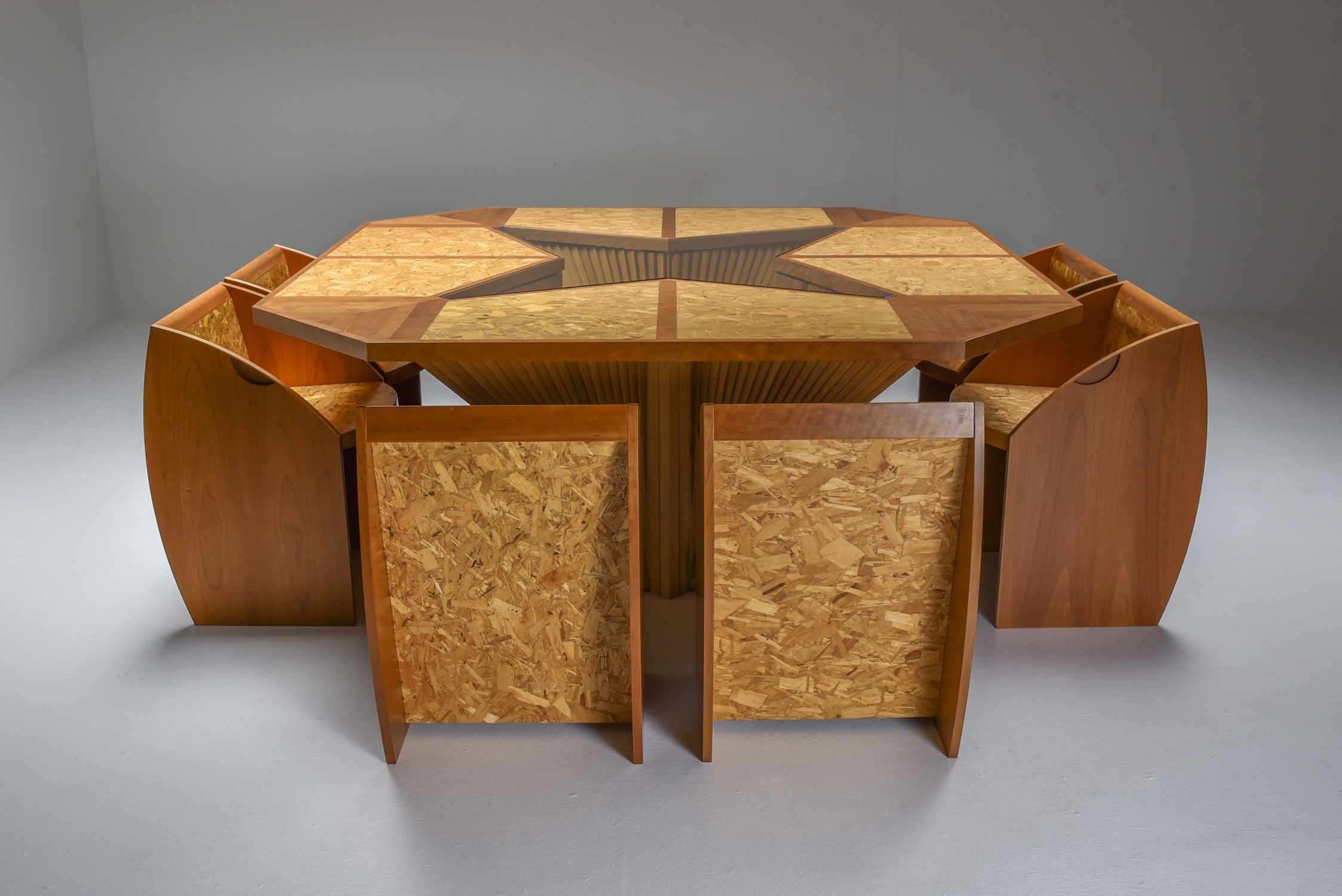 Italian Design Architectural Dining Set - 1970's