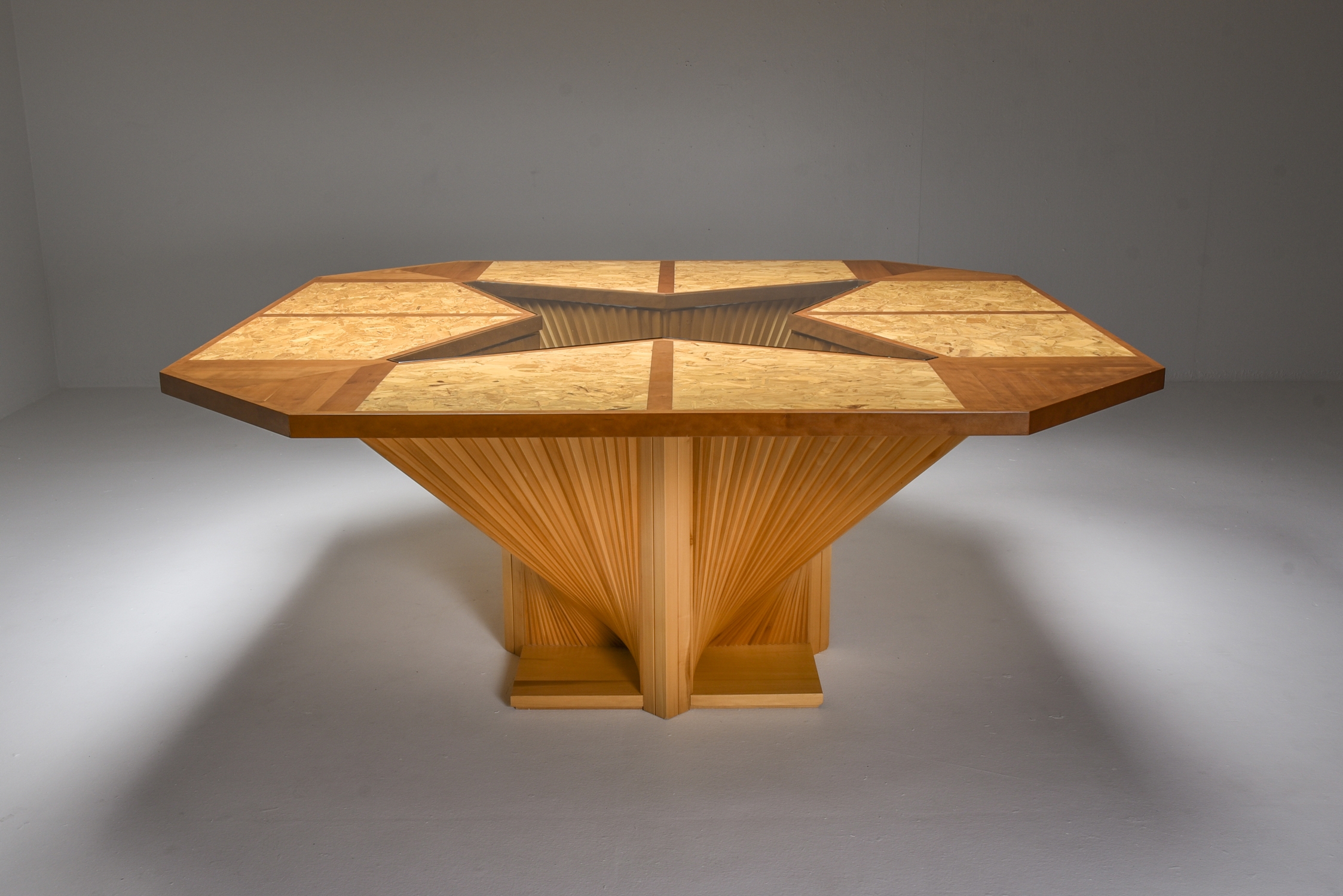Architectural Minimalist Dining Set Modern Italy - 1950's