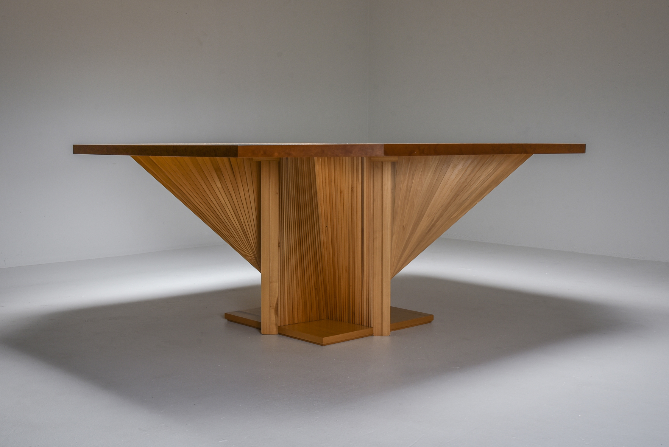 Architectural Minimalist Dining Set Modern Italy - 1950's