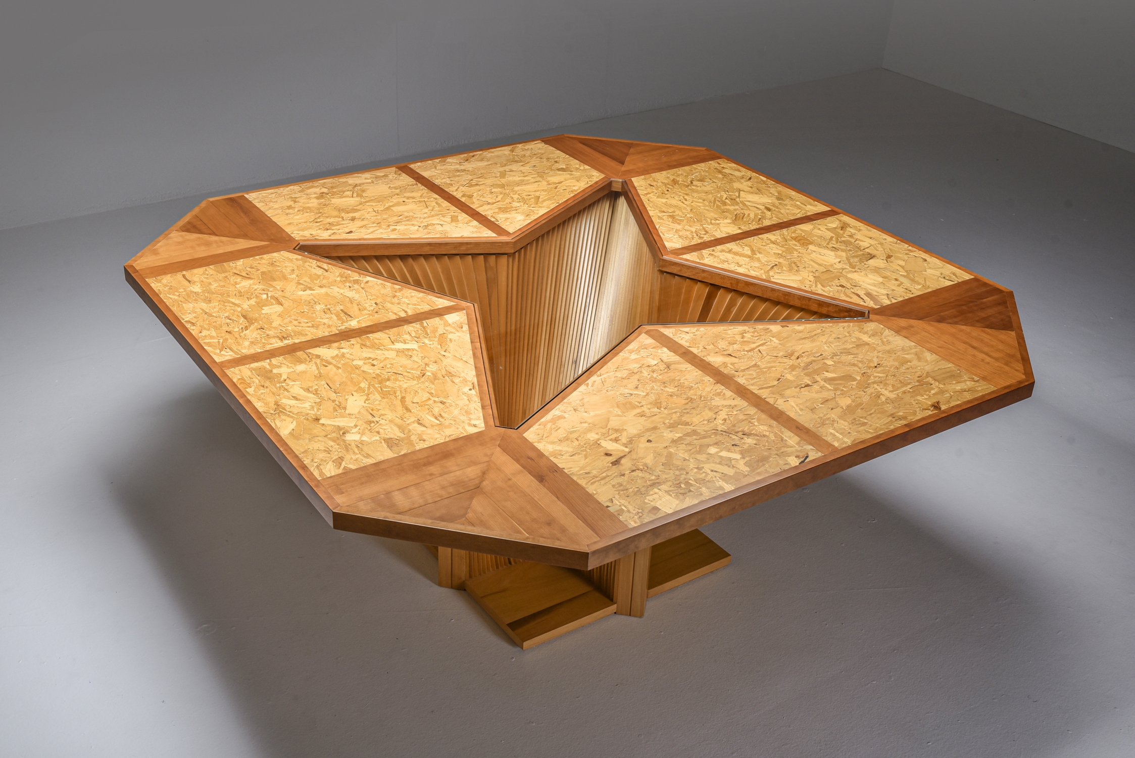 Architectural Minimalist Dining Set Modern Italy - 1950's