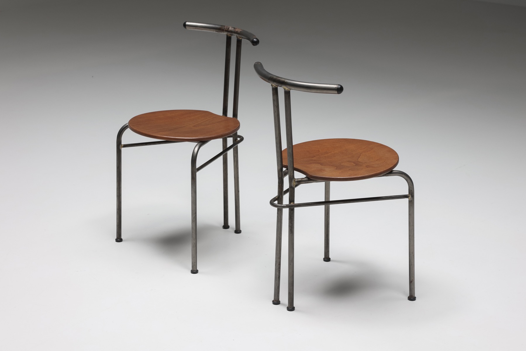 Industrial Dining Chairs Set- 1960's