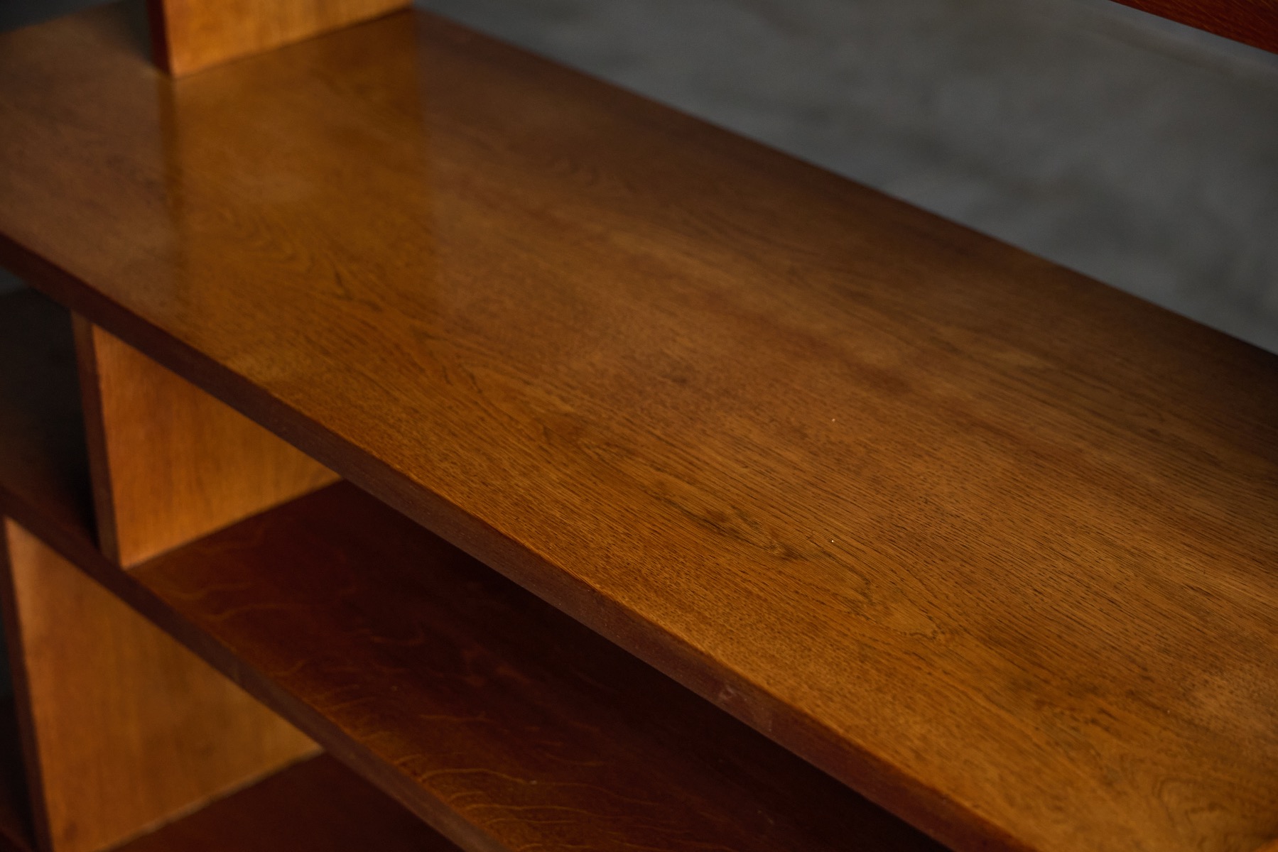 Architectural Mid-Century Bookcase - 1950s