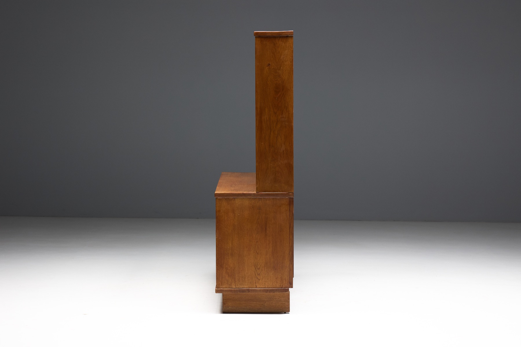 Architectural Mid-Century Bookcase - 1950s