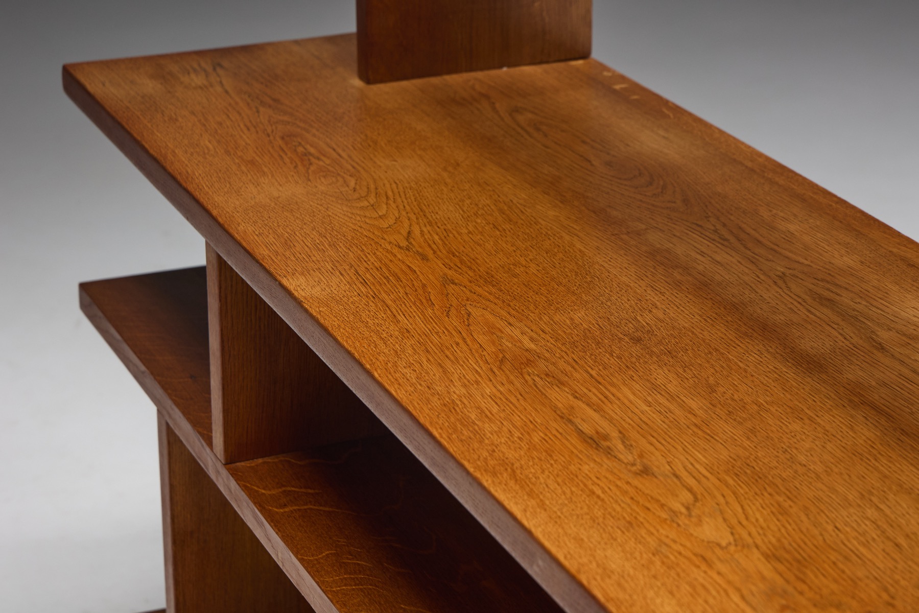Architectural Mid-Century Bookcase - 1950s
