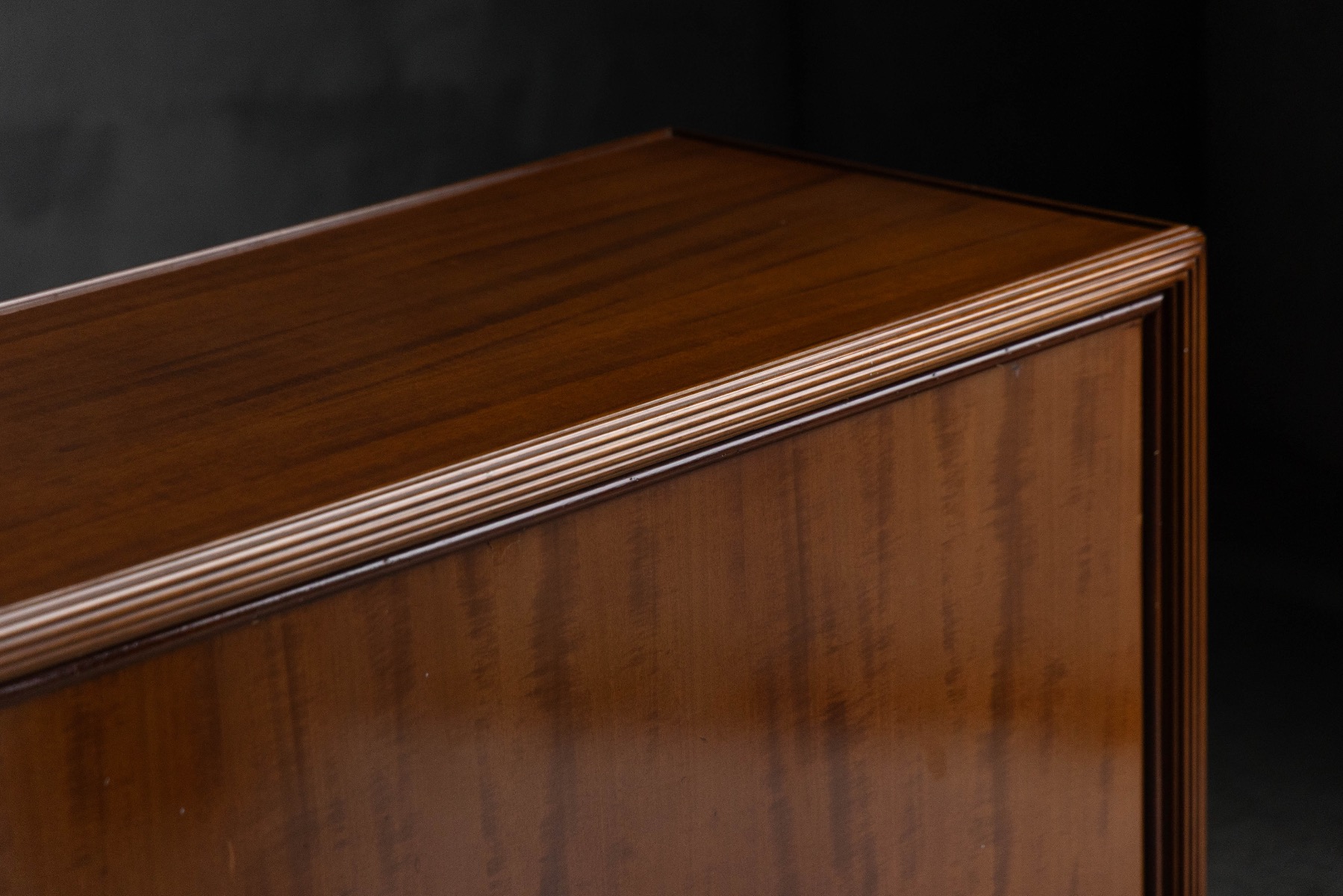 Architectural Modernist Sideboard, France - Mid-20th Century