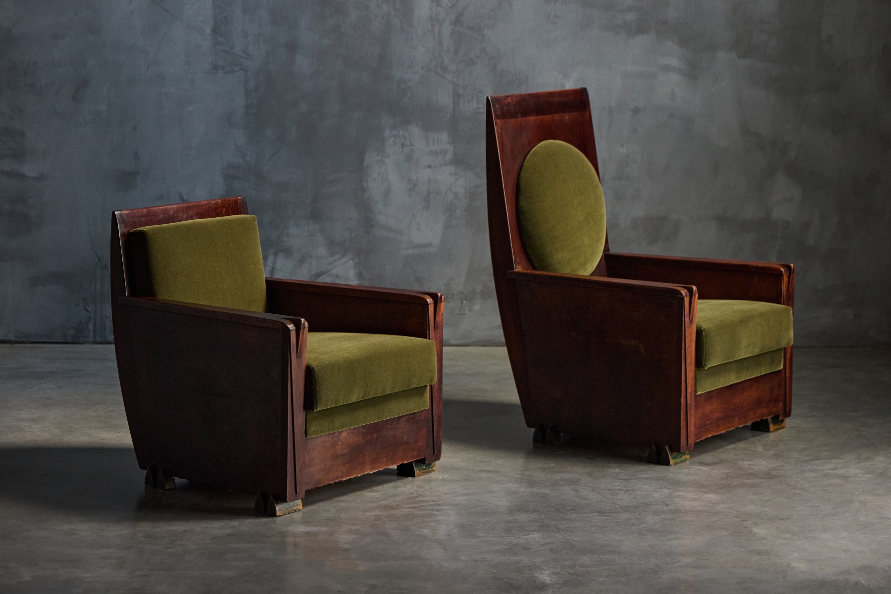 Amsterdam School Armchairs by Hildo Krop - 1920s