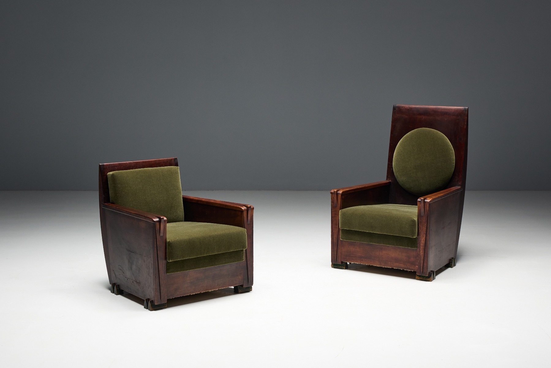 Amsterdam School Armchairs by Hildo Krop - 1920s