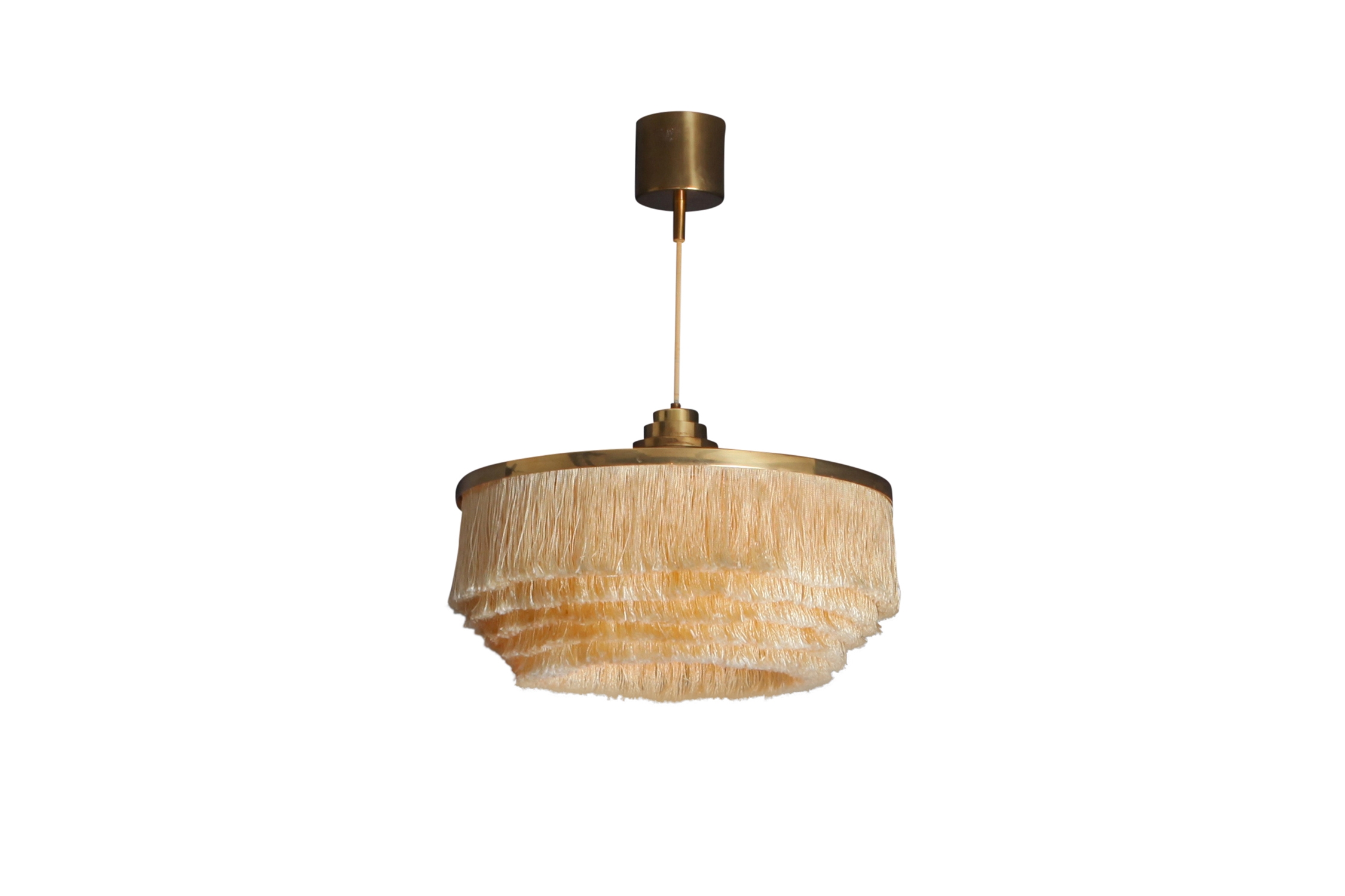 Hans-Agne Jakobsson T-603 Pendant in Brass for AB in Sweden - 1960s