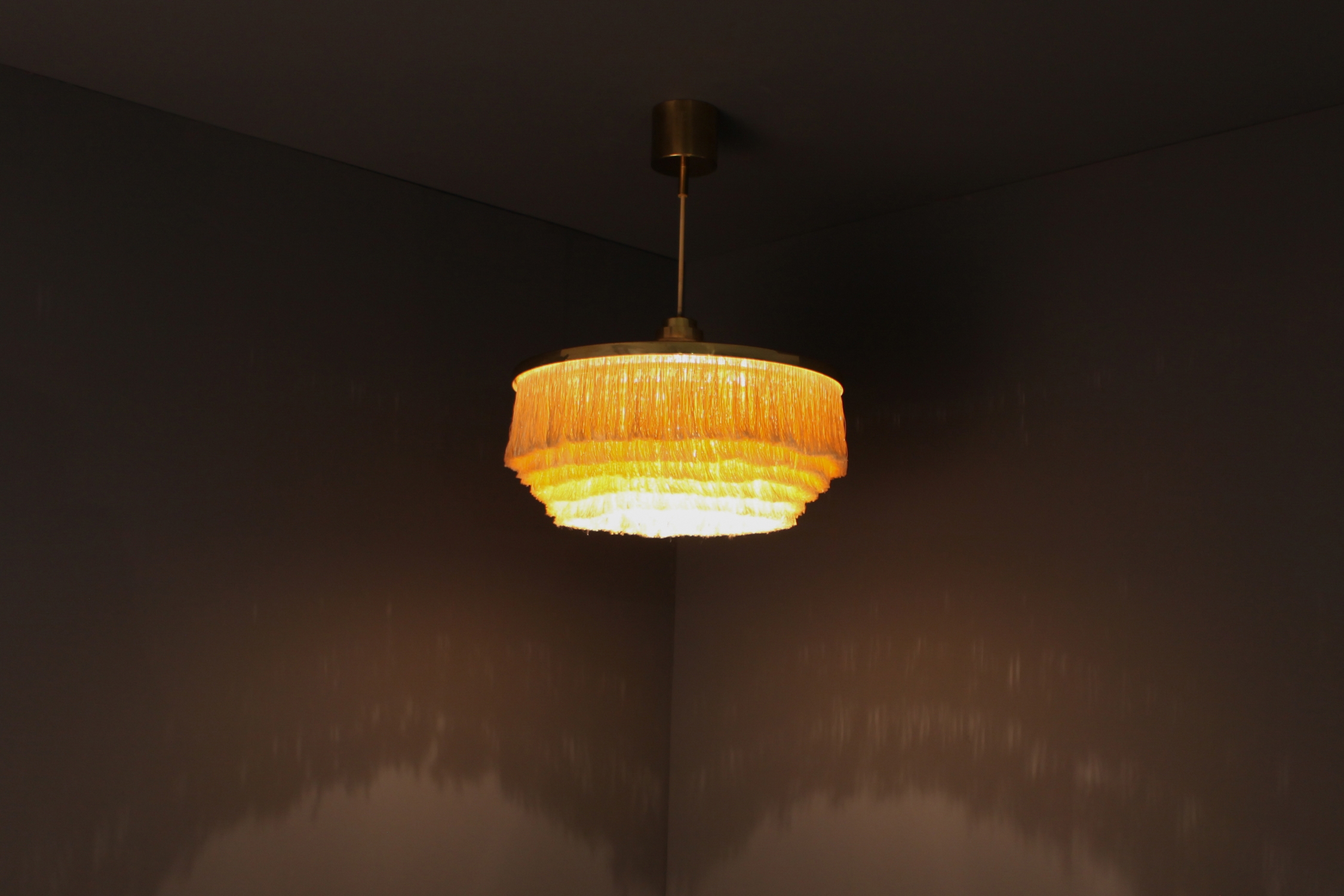 Hans-Agne Jakobsson T-603 Pendant in Brass for AB in Sweden - 1960s