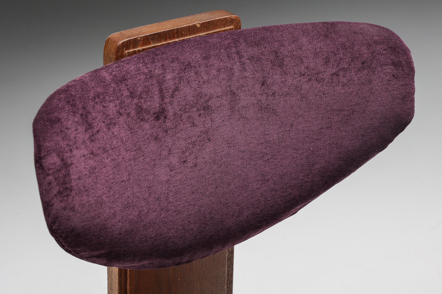 Art Deco Dining Chairs Velvet Amsterdamse School - Early 20th Century