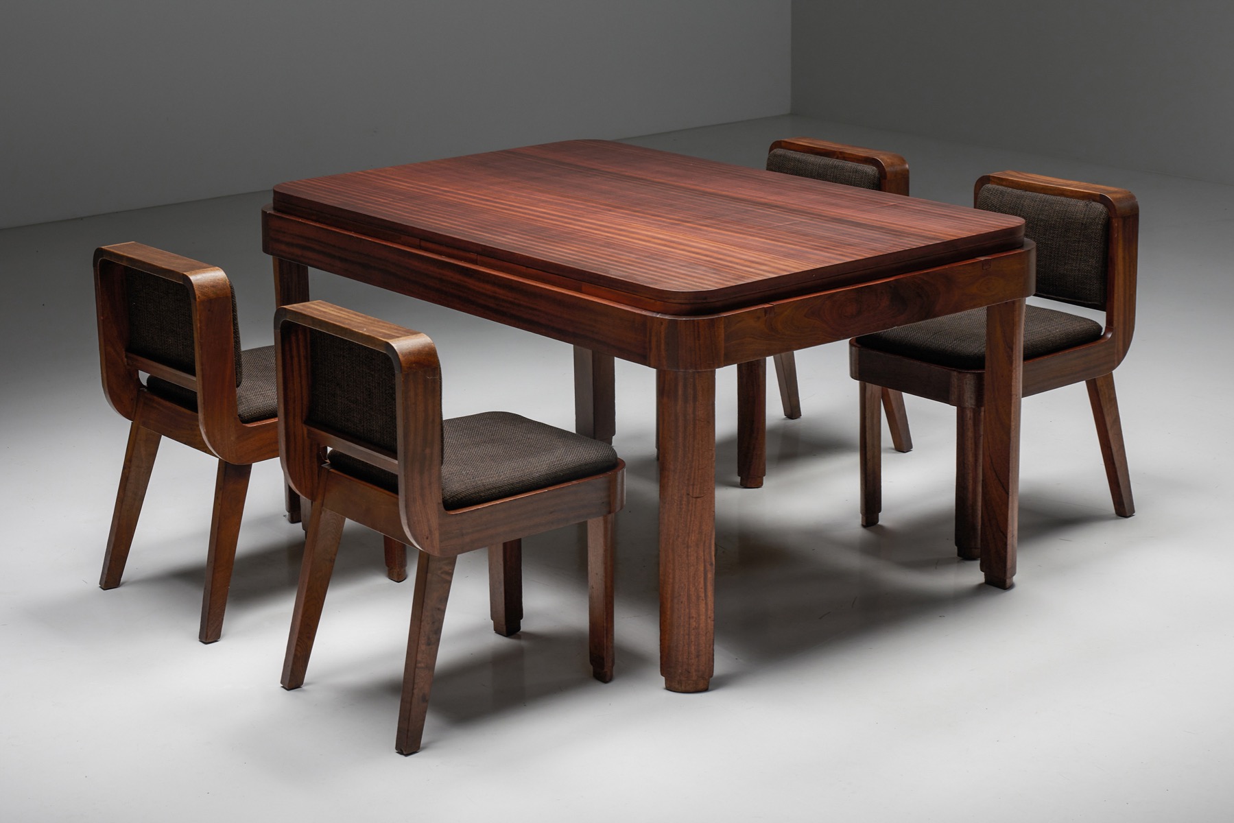 Art Deco Dining Chairs by John Van Zeeland - 1930's