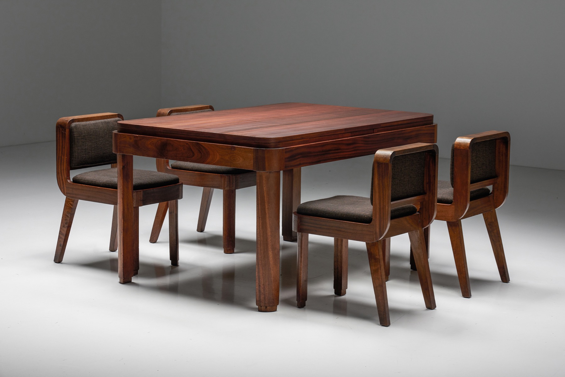 Art Deco Dining Chairs by John Van Zeeland - 1930's