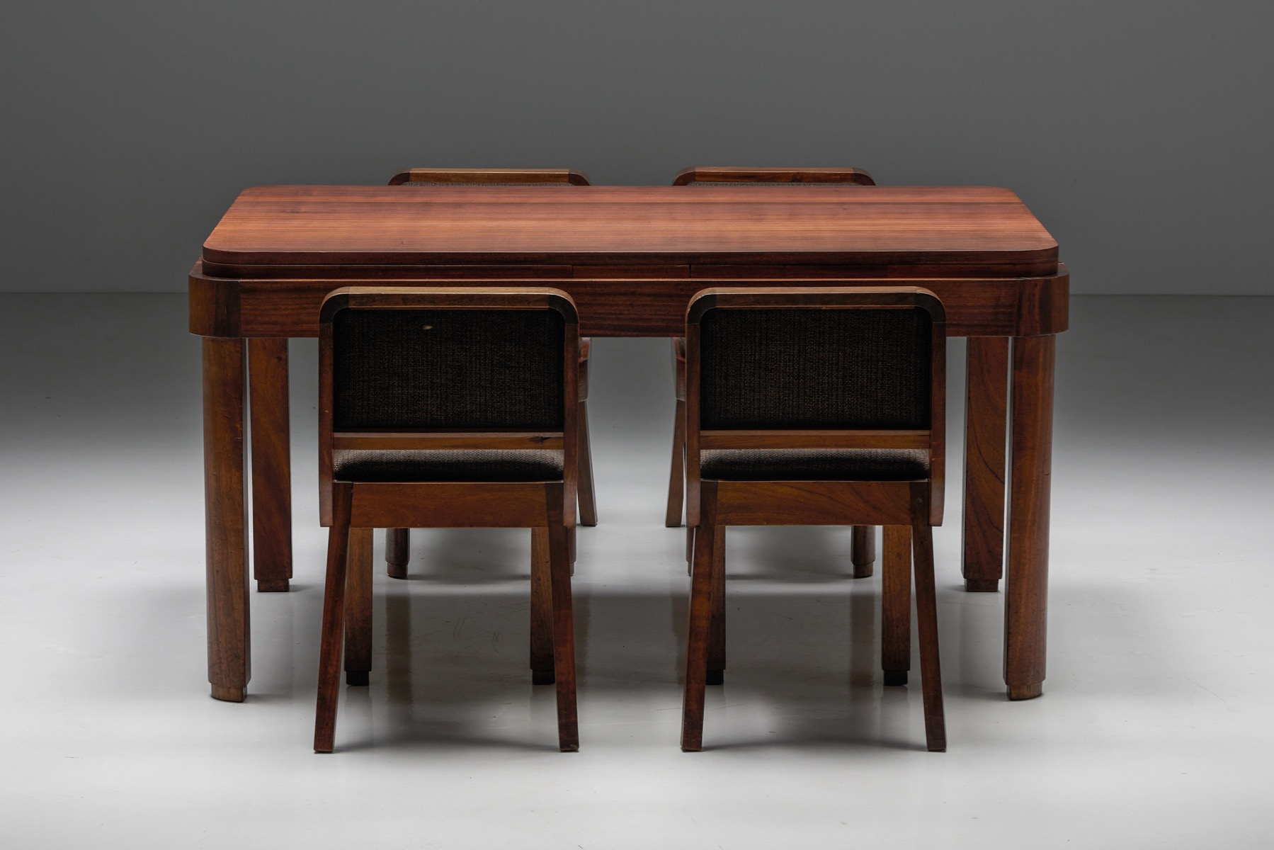 Art Deco Dining Chairs by John Van Zeeland - 1930's