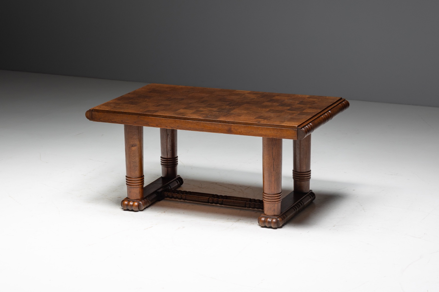 Art Deco Dining Table in the Style of Charles Dudouyt, France - 1930s