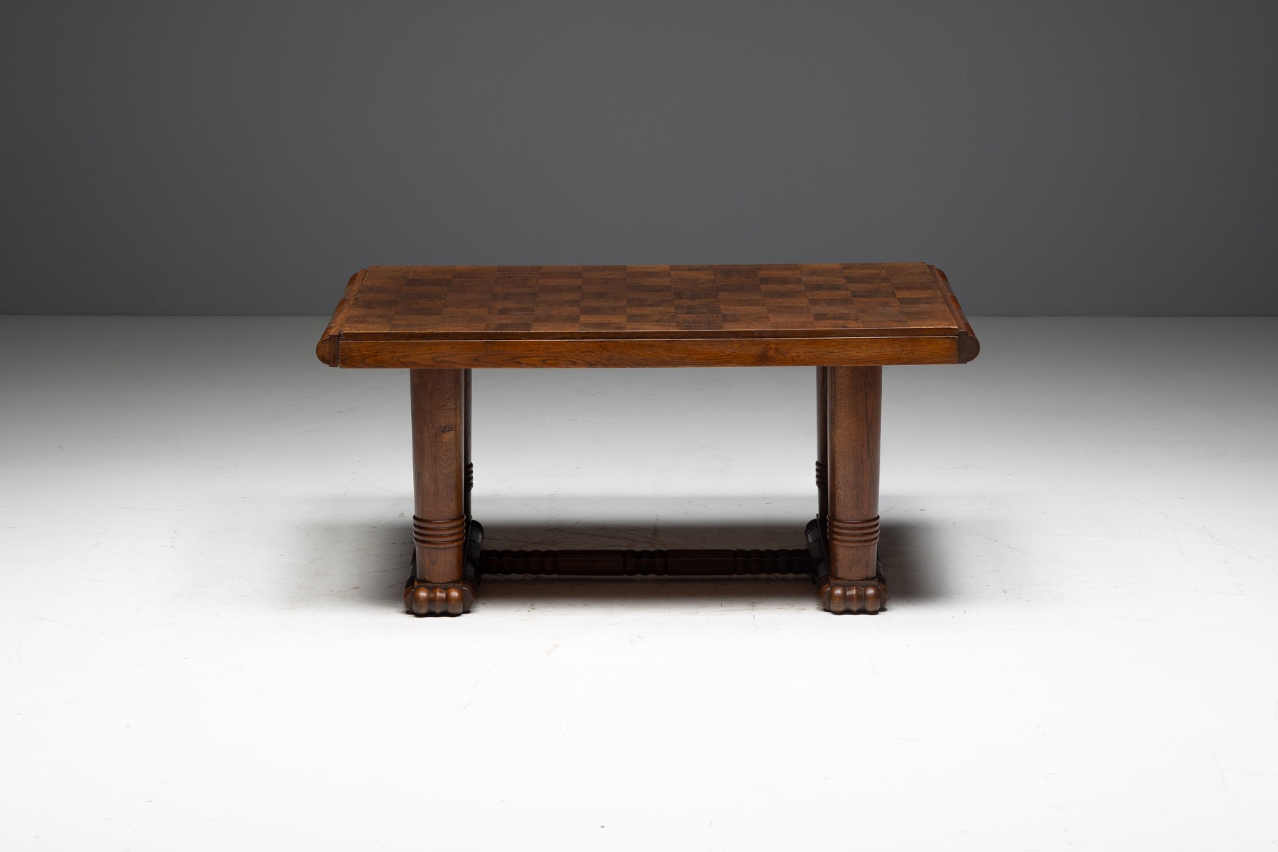 Art Deco Dining Table in the Style of Charles Dudouyt, France - 1930s