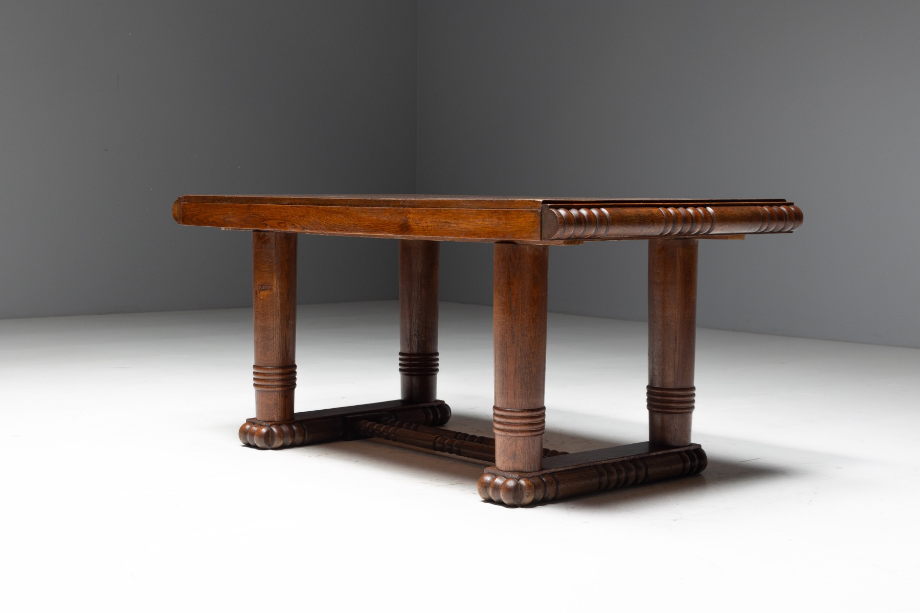 Art Deco Dining Table in the Style of Charles Dudouyt, France - 1930s