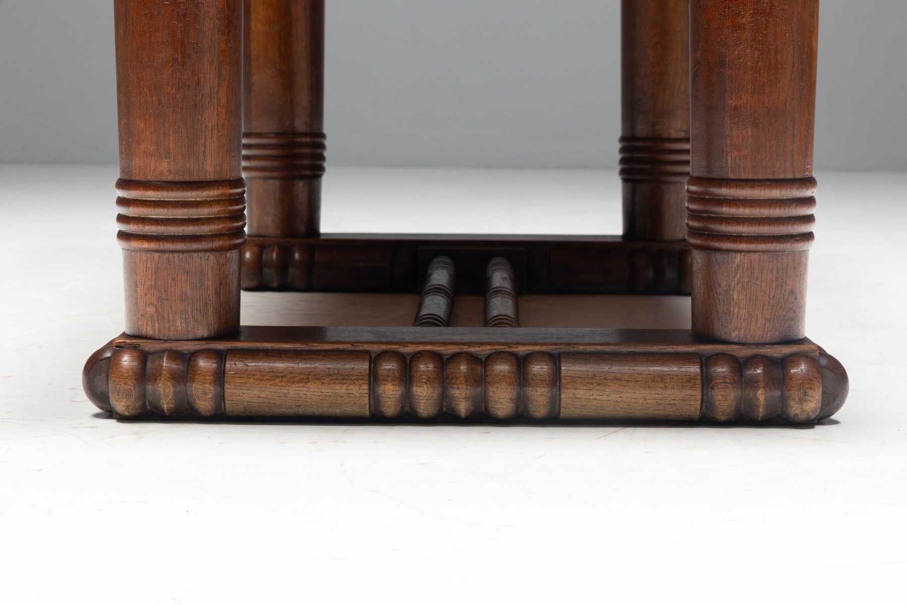 Art Deco Dining Table in the Style of Charles Dudouyt, France - 1930s