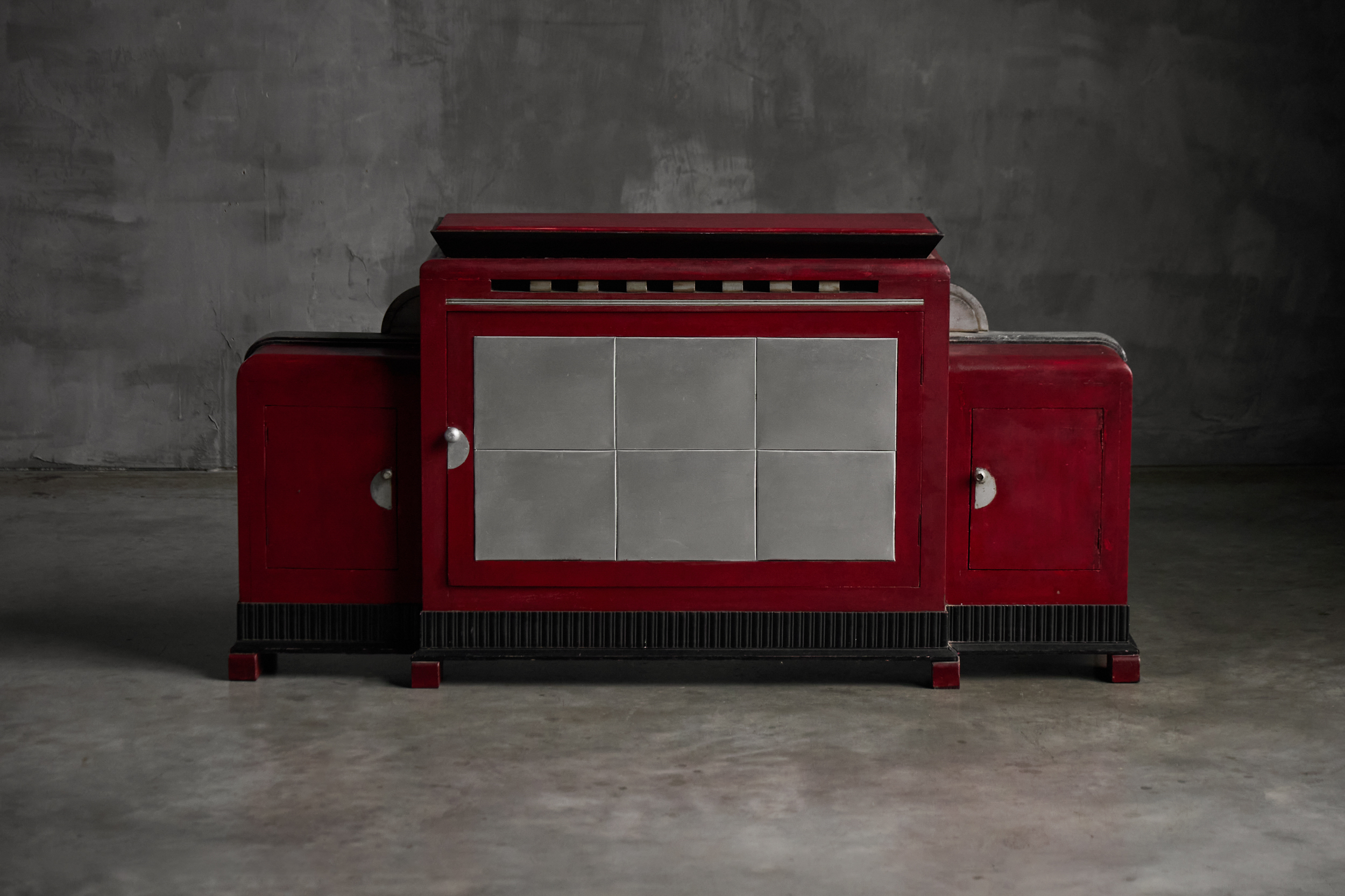 Art Deco Sideboard by Charles Van Beerleire, Belgium - 1930s