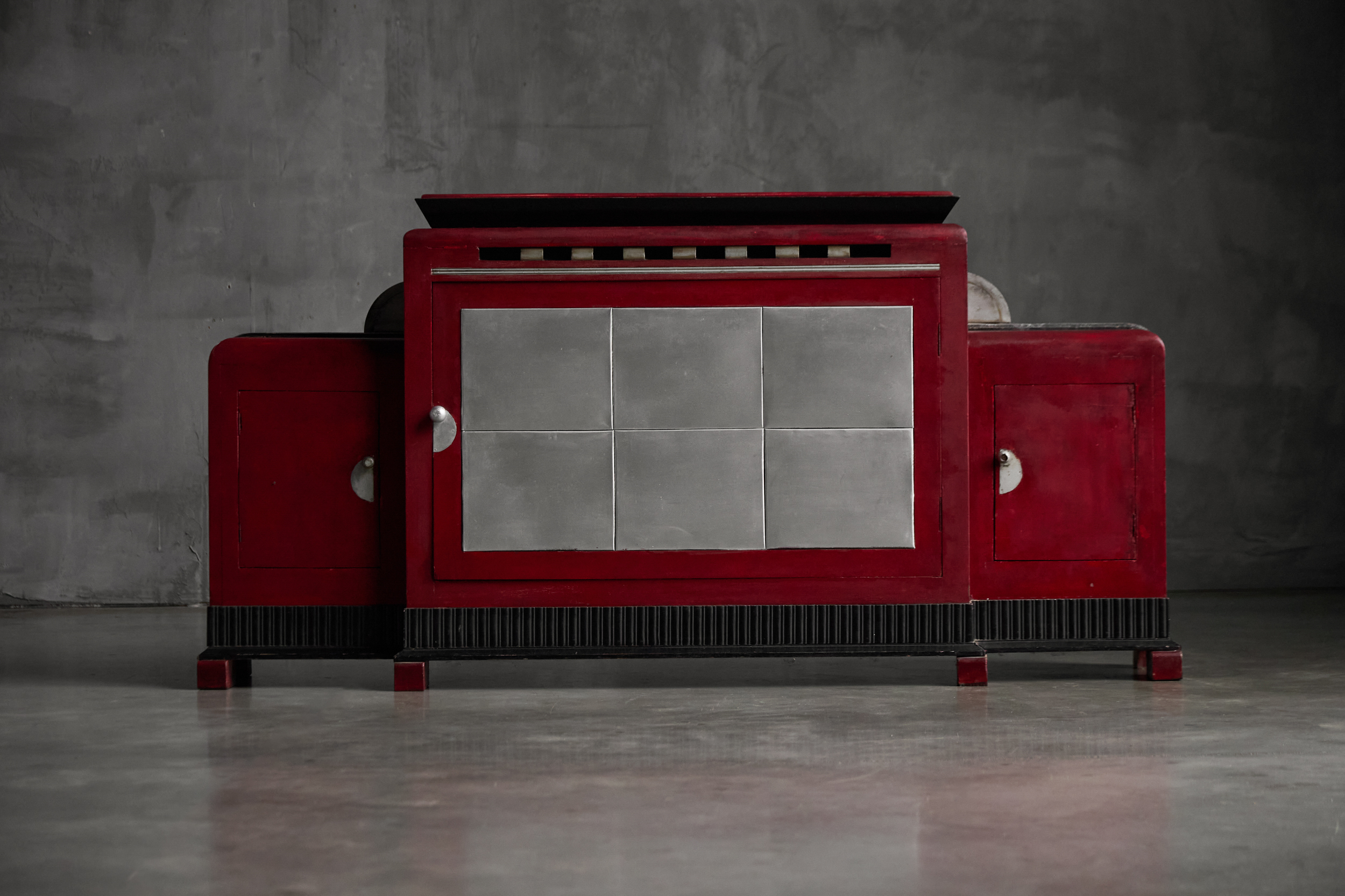 Art Deco Sideboard by Charles Van Beerleire, Belgium - 1930s