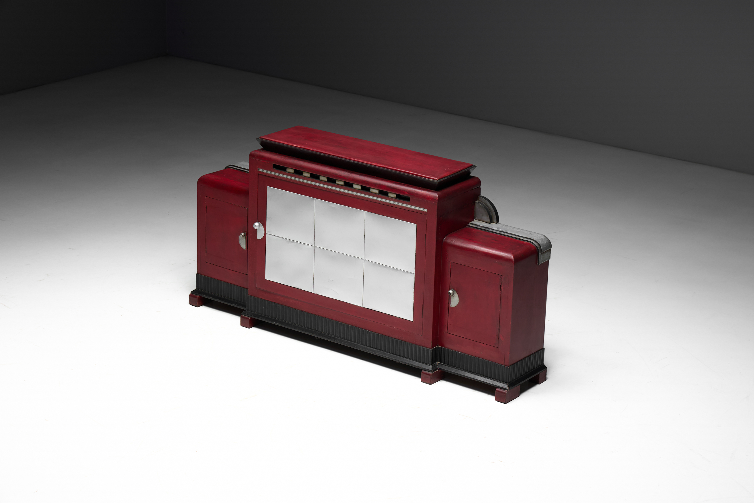 Art Deco Sideboard by Charles Van Beerleire, Belgium - 1930s