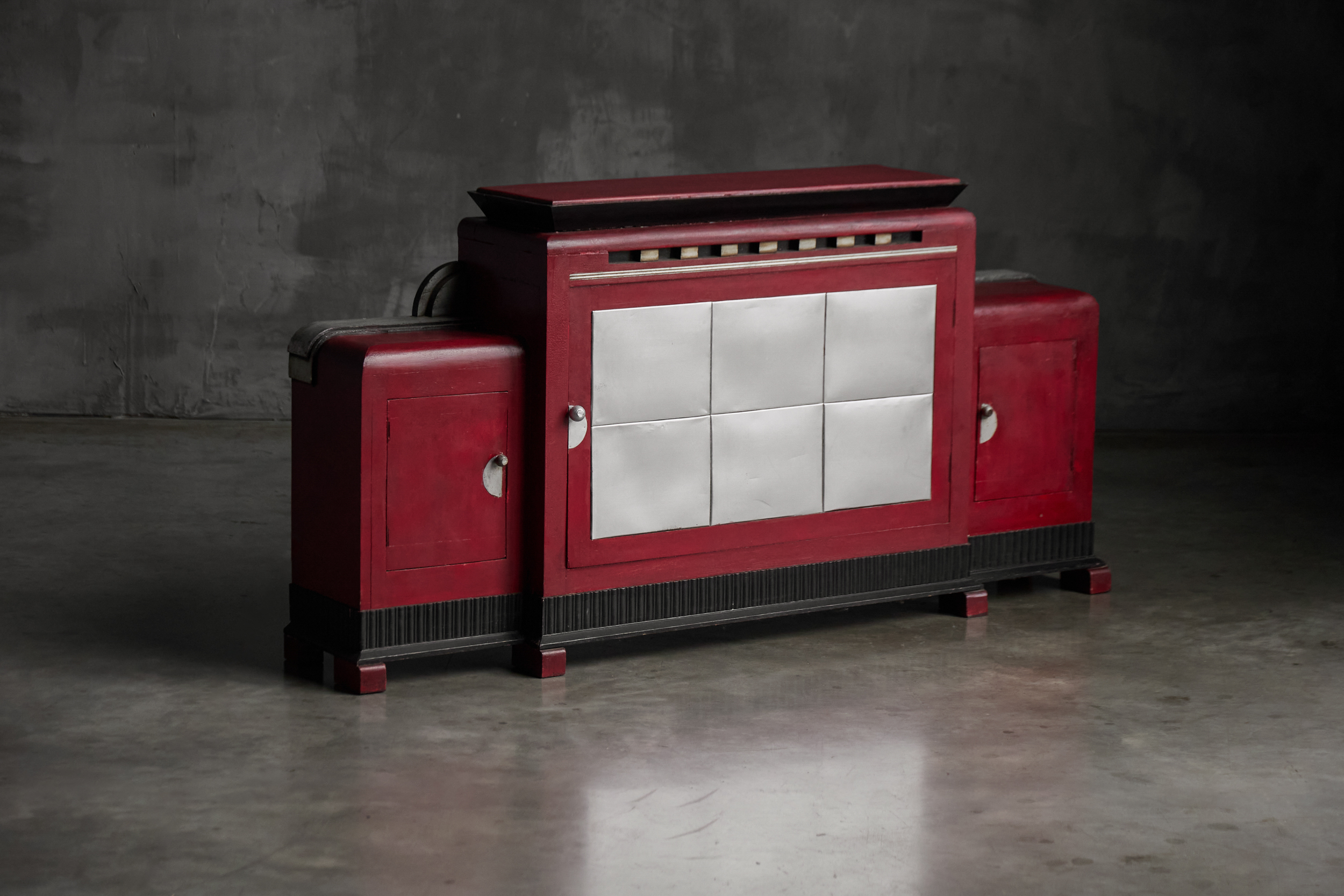 Art Deco Sideboard by Charles Van Beerleire, Belgium - 1930s