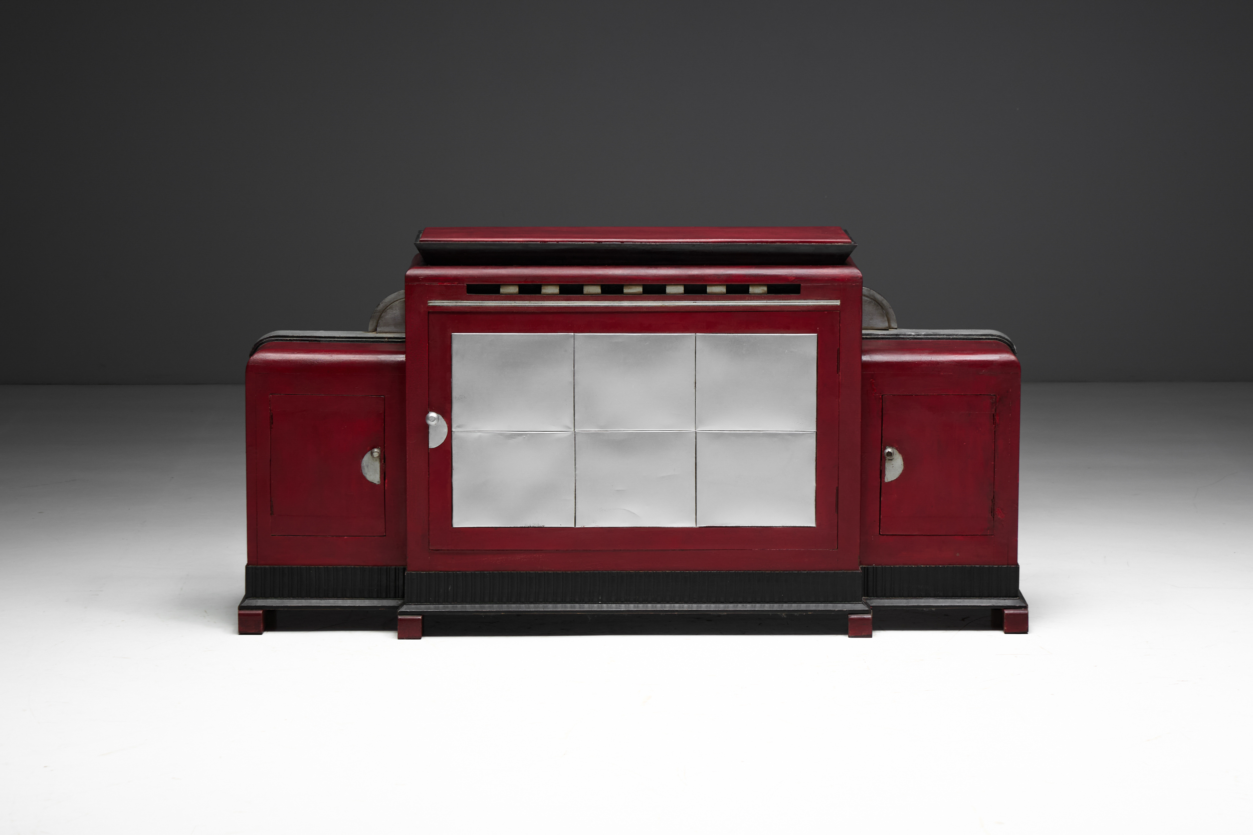 Art Deco Sideboard by Charles Van Beerleire, Belgium - 1930s