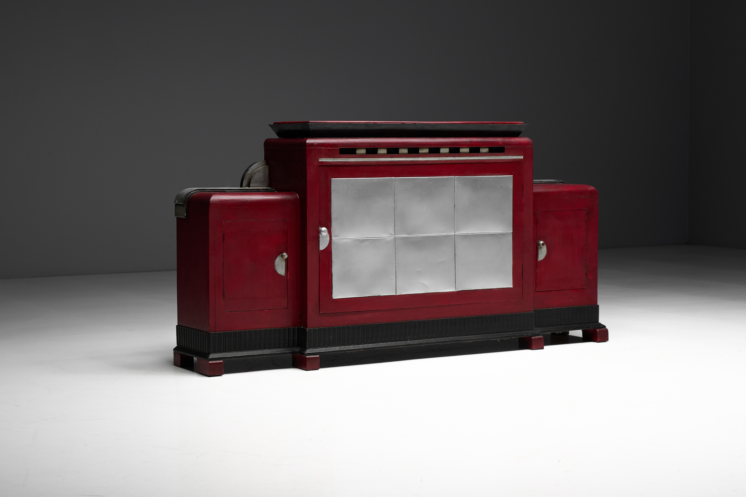 Art Deco Sideboard by Charles Van Beerleire, Belgium - 1930s