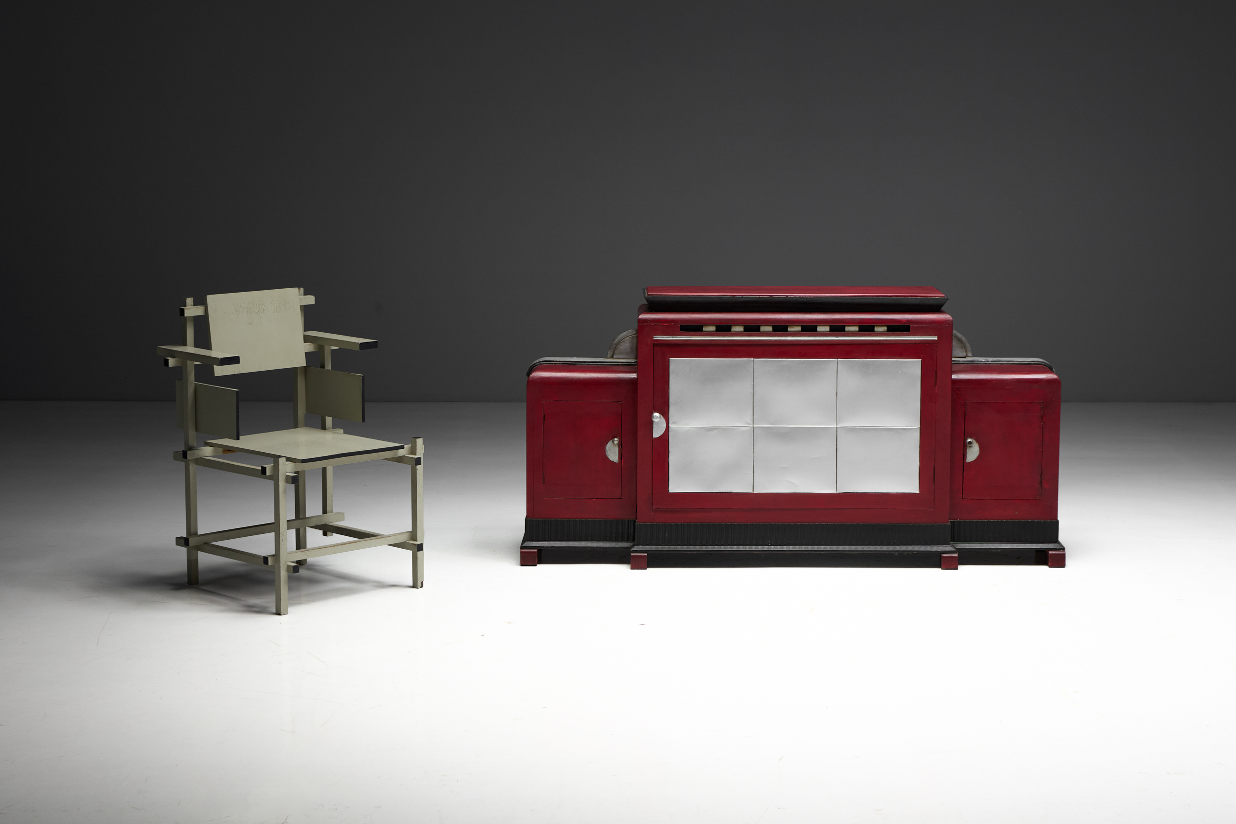 Art Deco Sideboard by Charles Van Beerleire, Belgium - 1930s