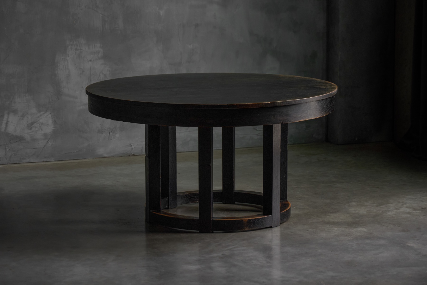 Art Deco Round Dining Table, Netherlands - 1930s