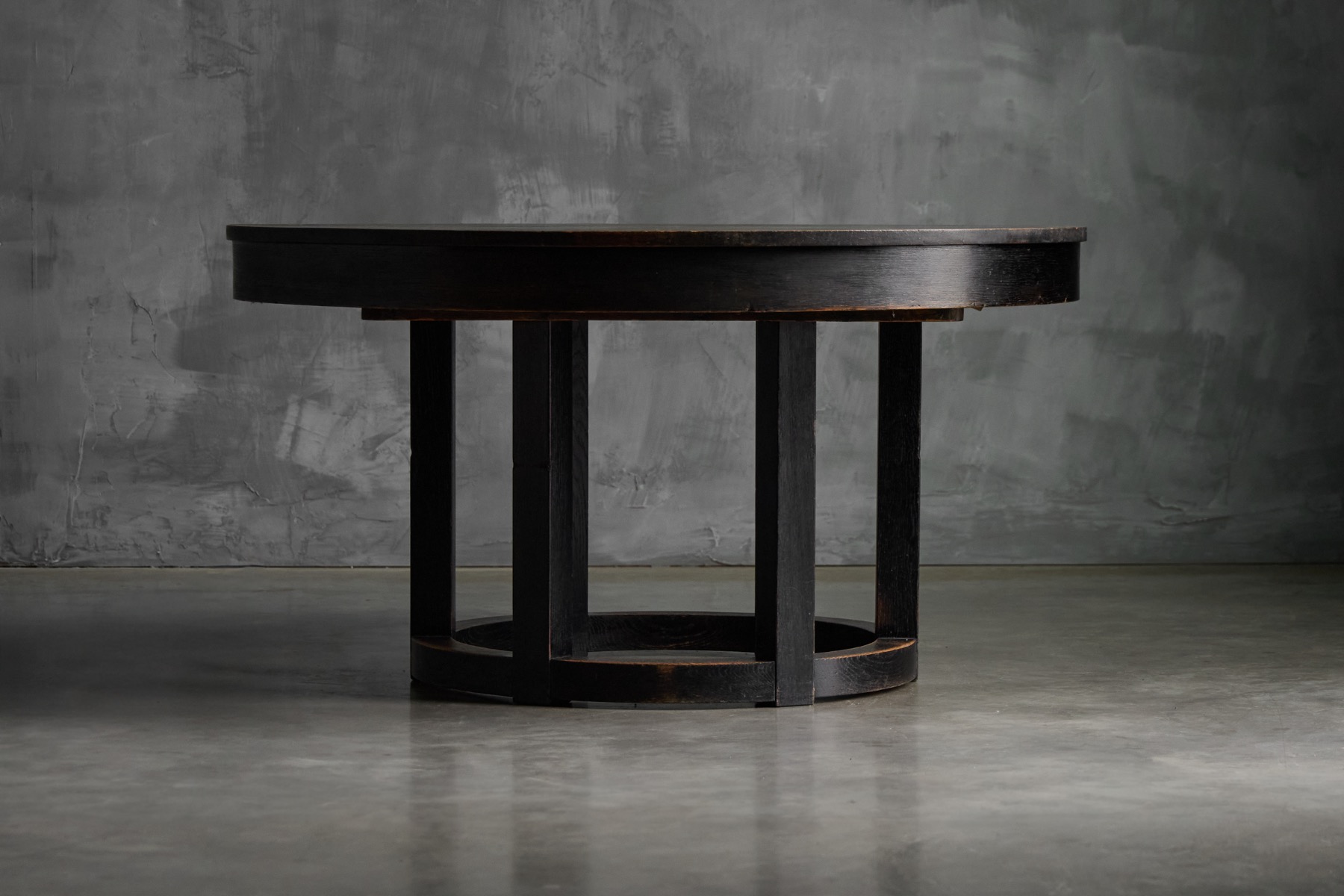 Art Deco Round Dining Table, Netherlands - 1930s