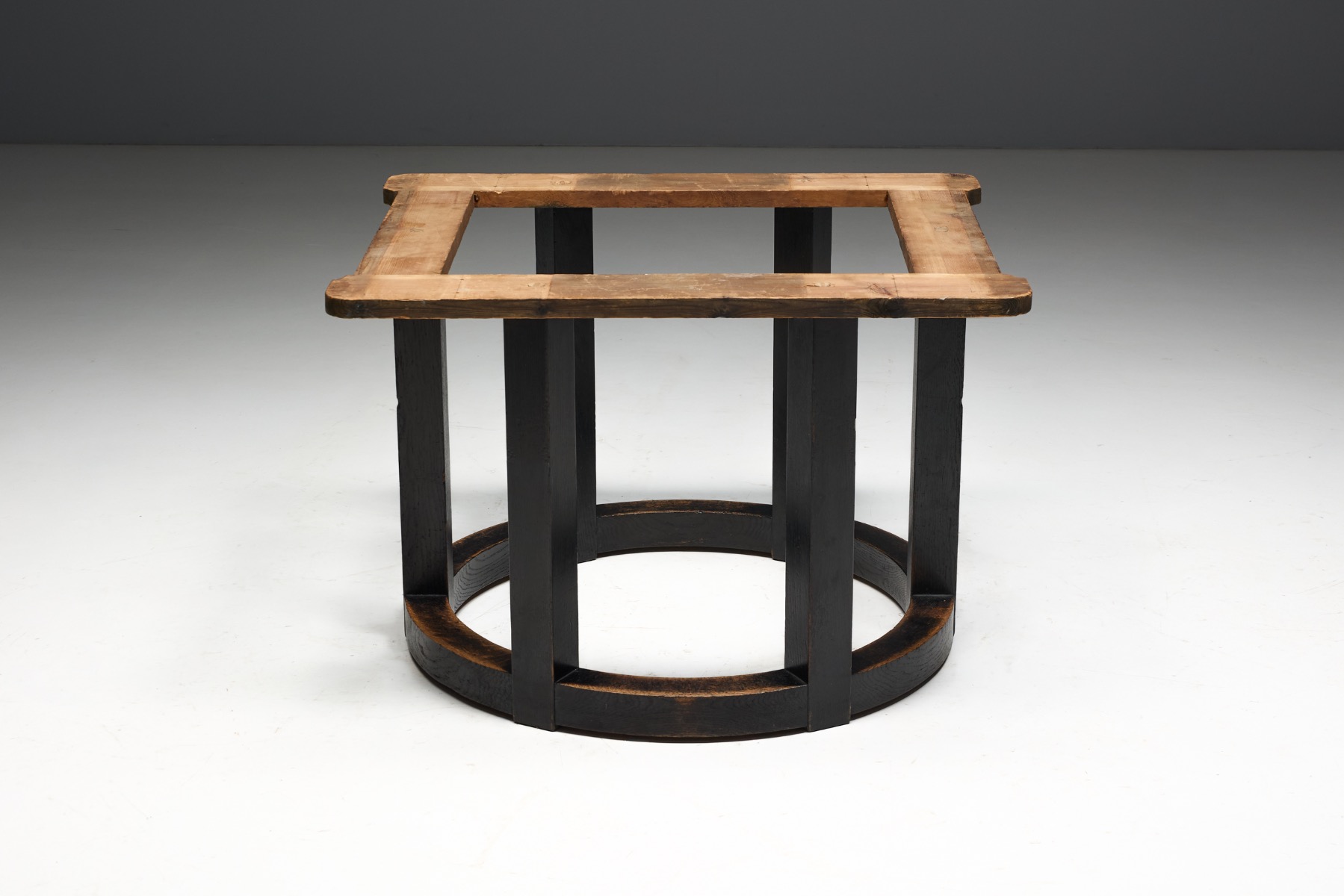 Art Deco Round Dining Table, Netherlands - 1930s