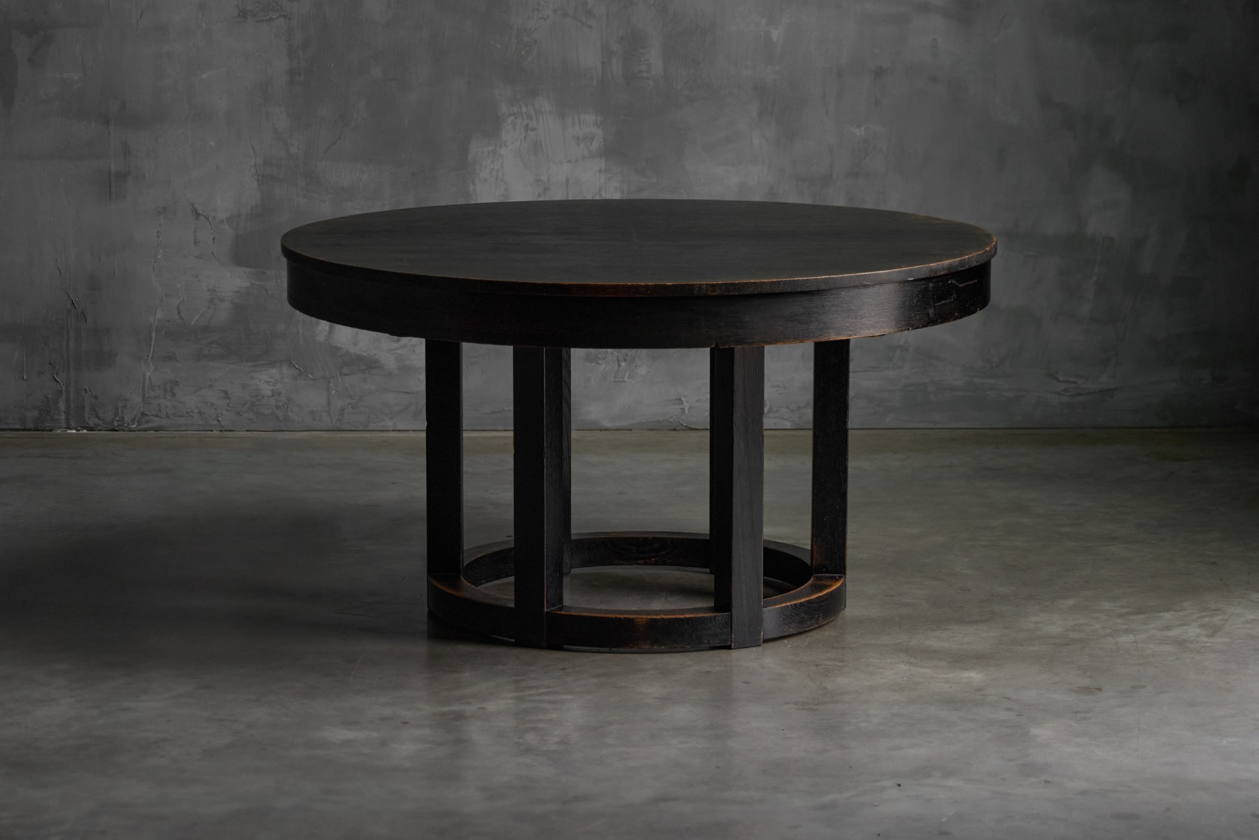 Art Deco Round Dining Table, Netherlands - 1930s