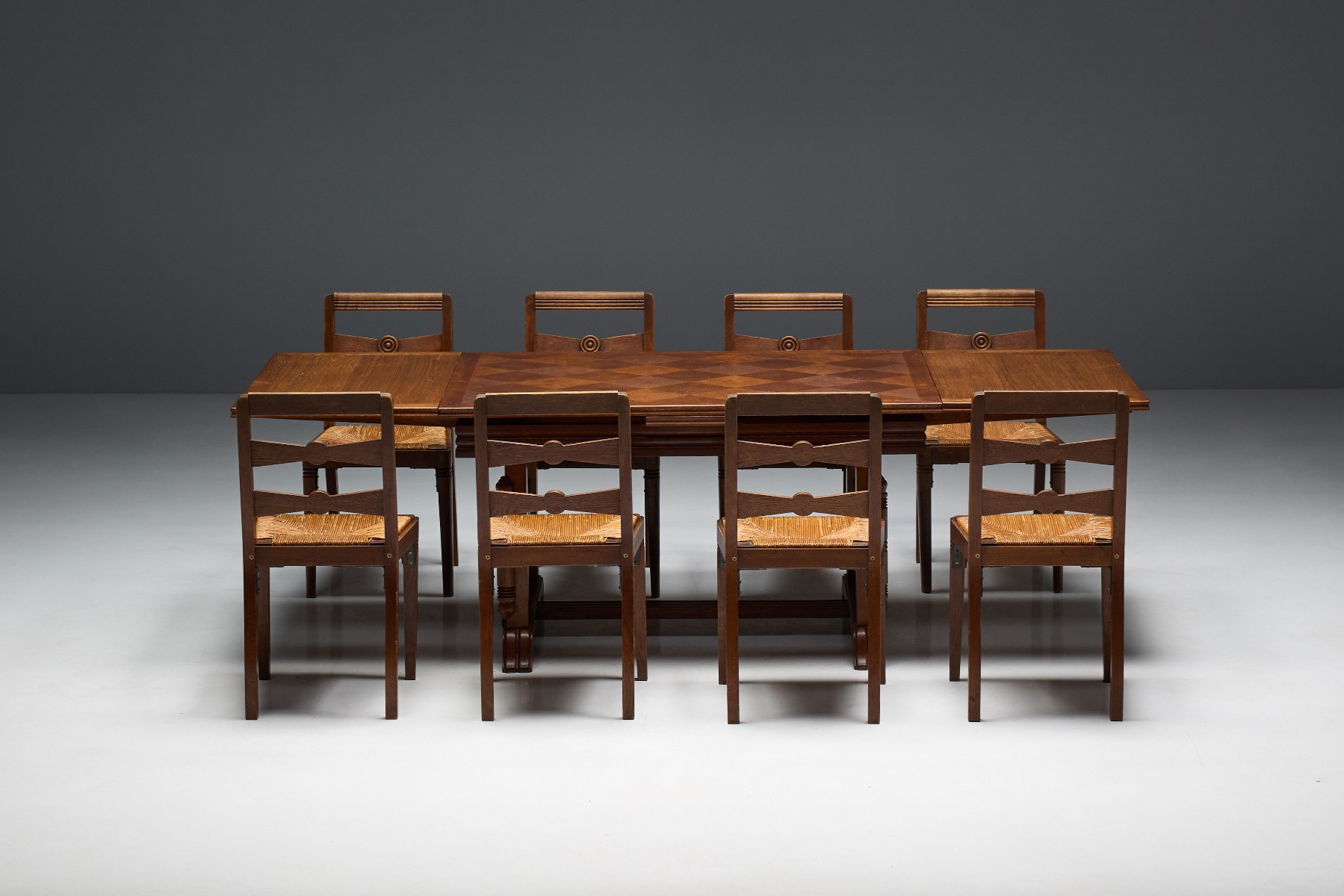 Art Deco Table or Desk by Charles Dudouyt - 1940s