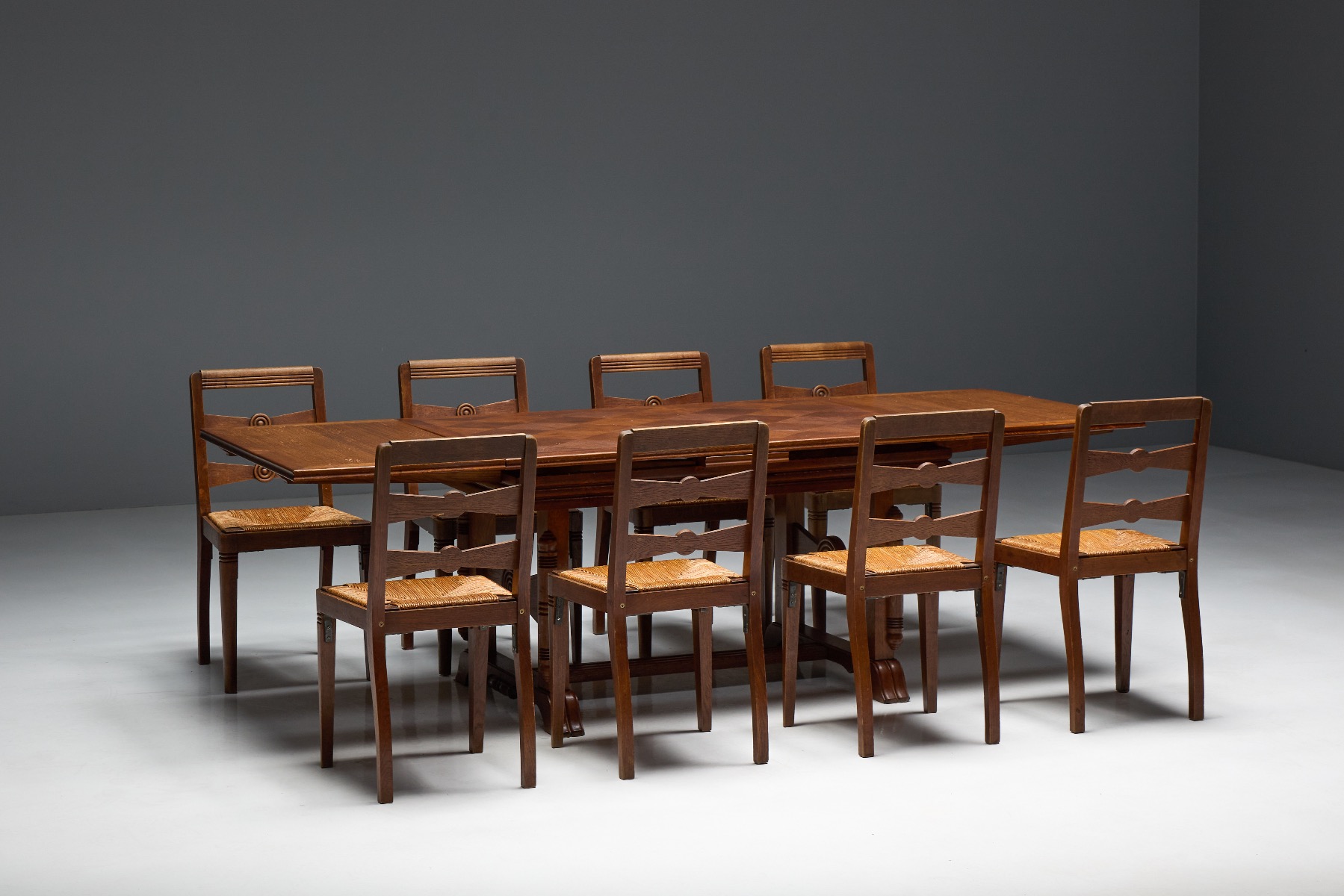Art Deco Dining Set by Charles Dudouyt - 1940s