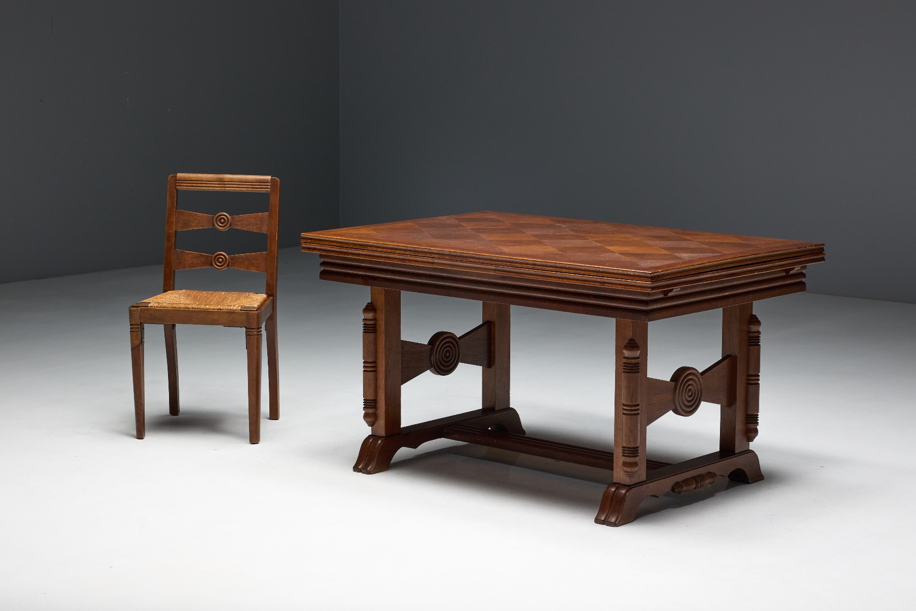 Art Deco Dining Set by Charles Dudouyt - 1940s