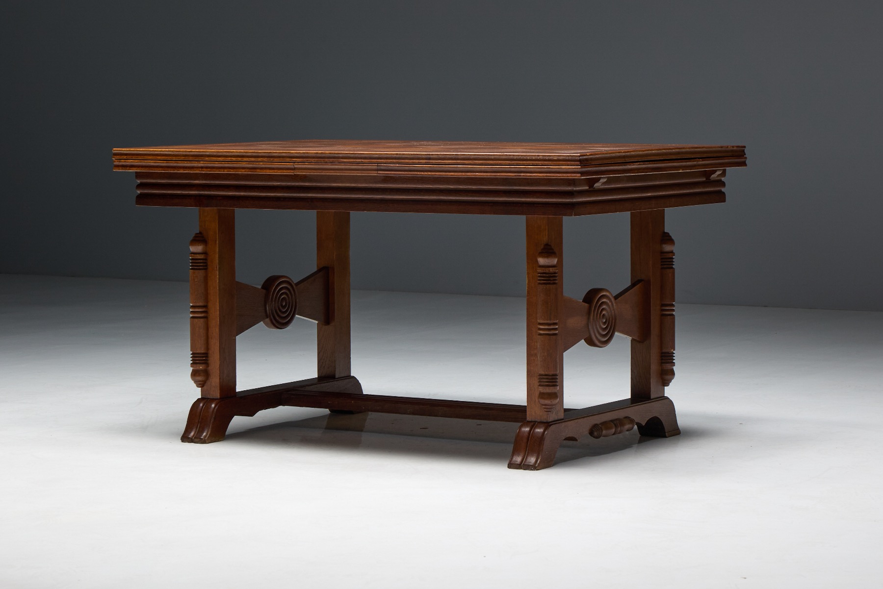 Art Deco Table or Desk by Charles Dudouyt - 1940s