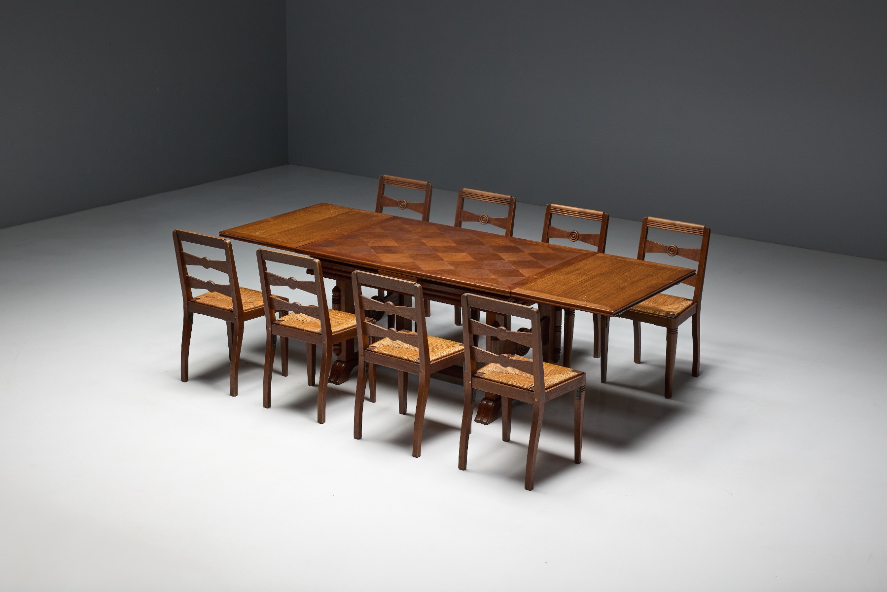 Art Deco Dining Set by Charles Dudouyt - 1940s