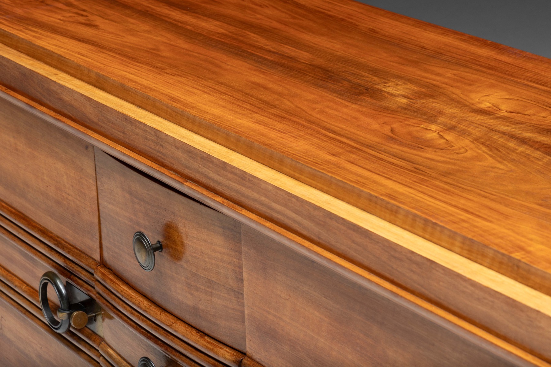 Art Deco Walnut Sideboard, France - 1930s