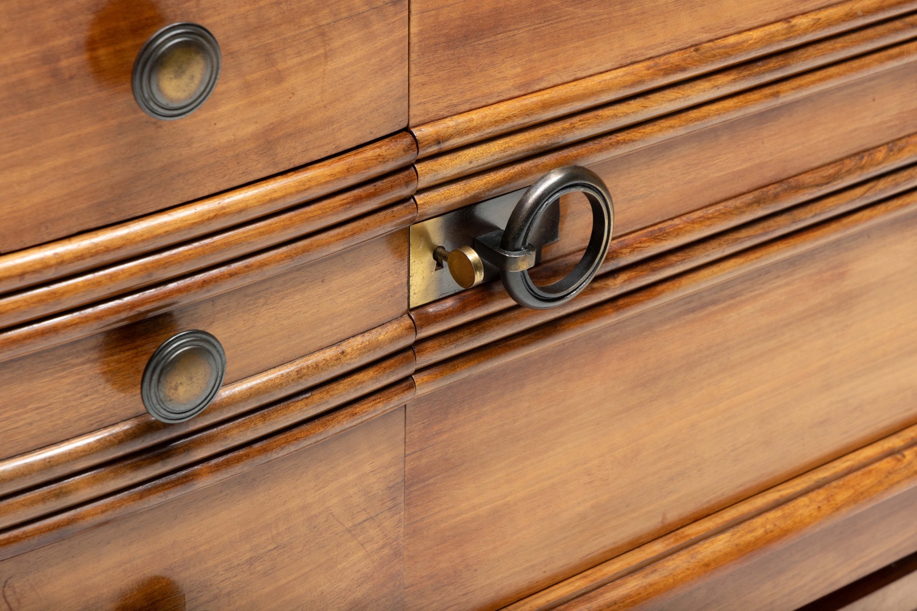 Art Deco Walnut Sideboard, France - 1930s